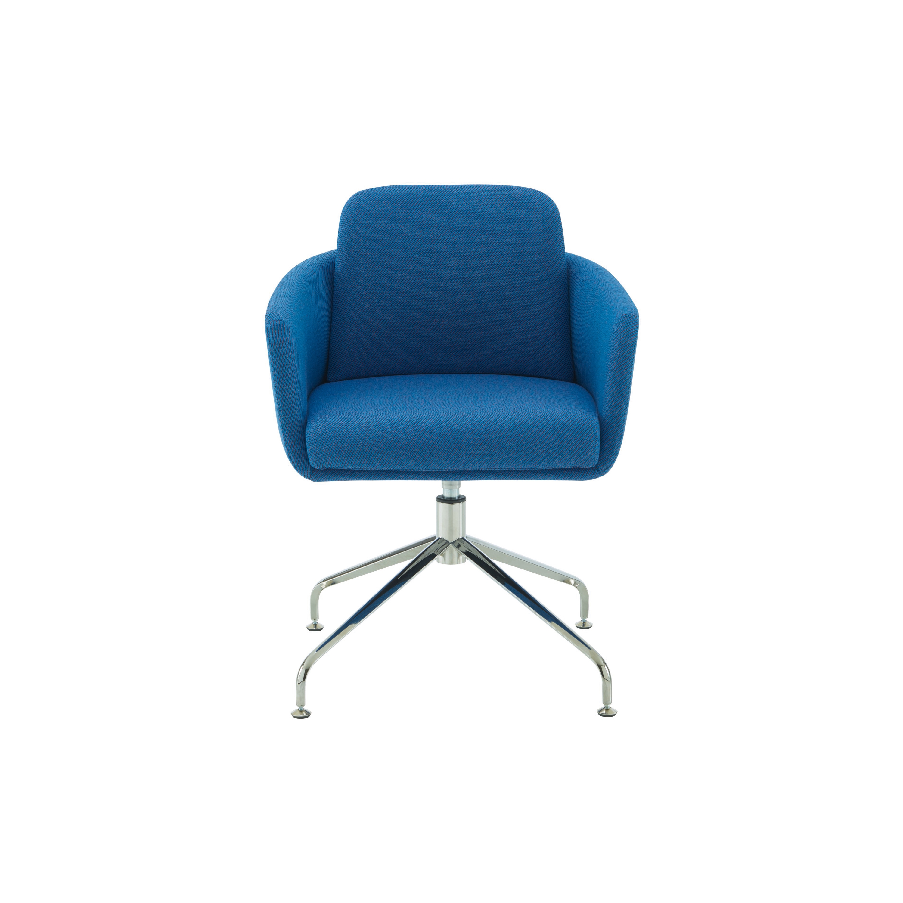 Display product Tadao | Carver Chair Central Pedestal - Brilliant Chrome from manufacturer Ligne Roset