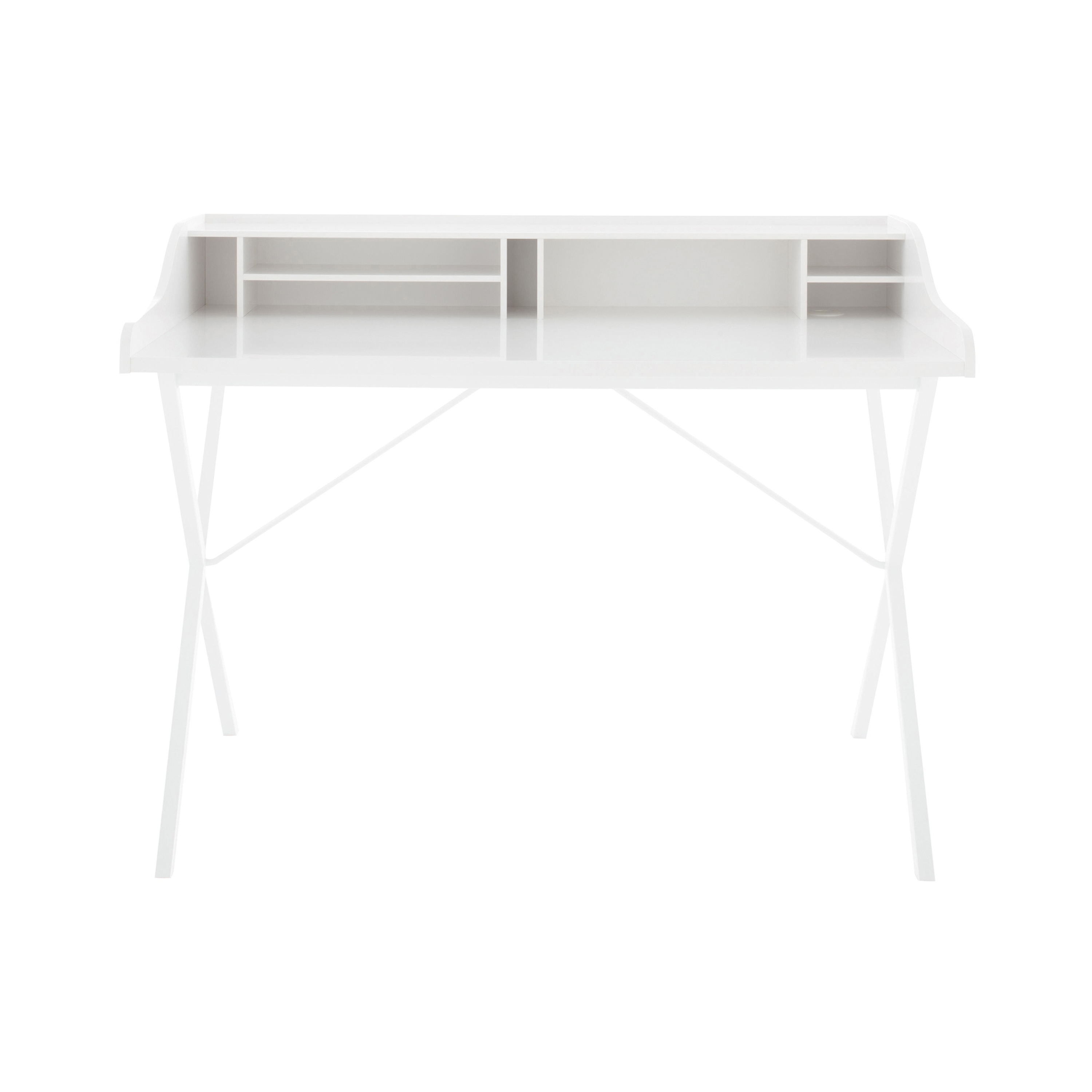 Ursuline | Schreibtisch Lack Weiss