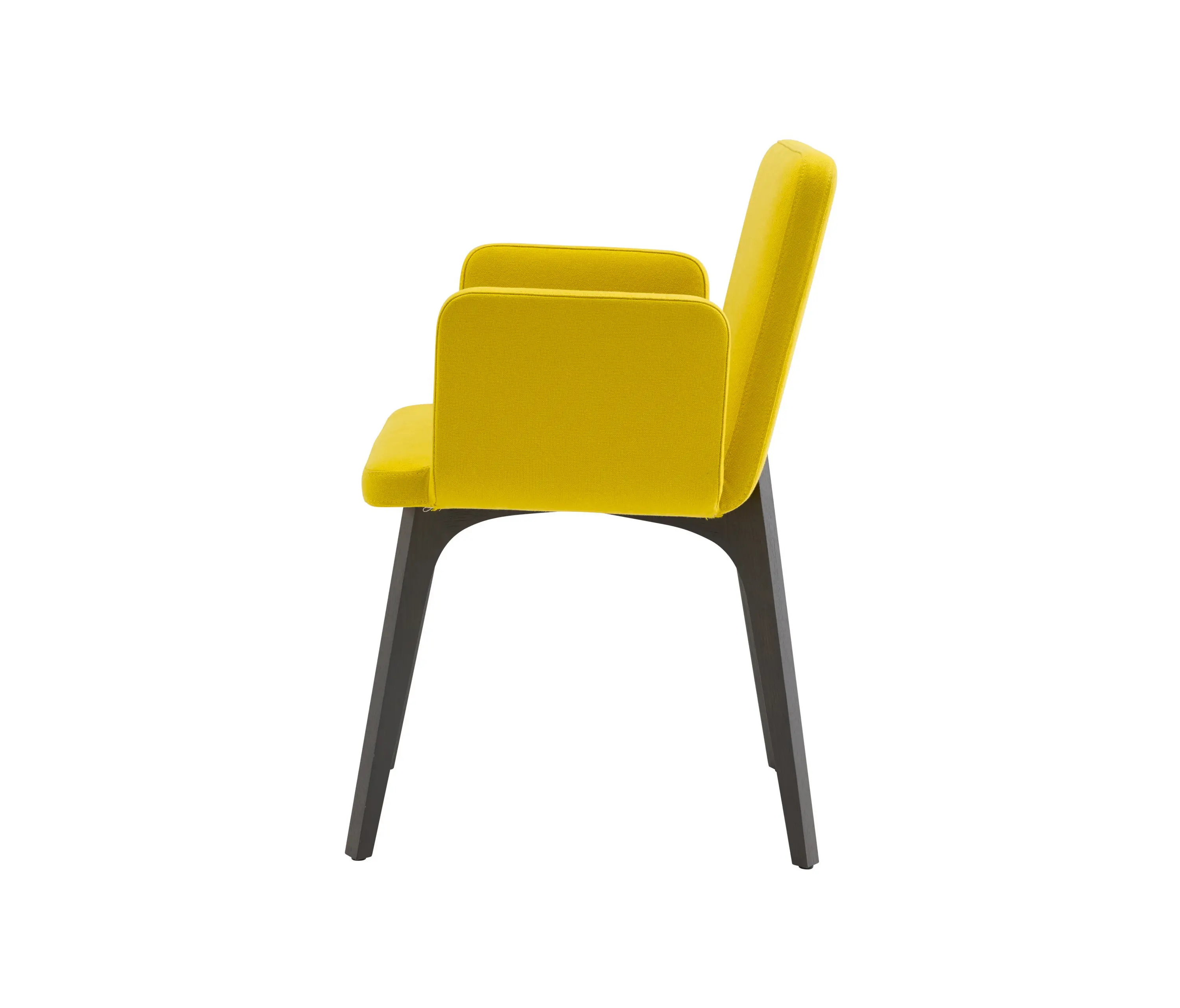 Ligne Roset - Vik | Bridgestuhl Esche Schwarz Gebeizt Ohne Griff