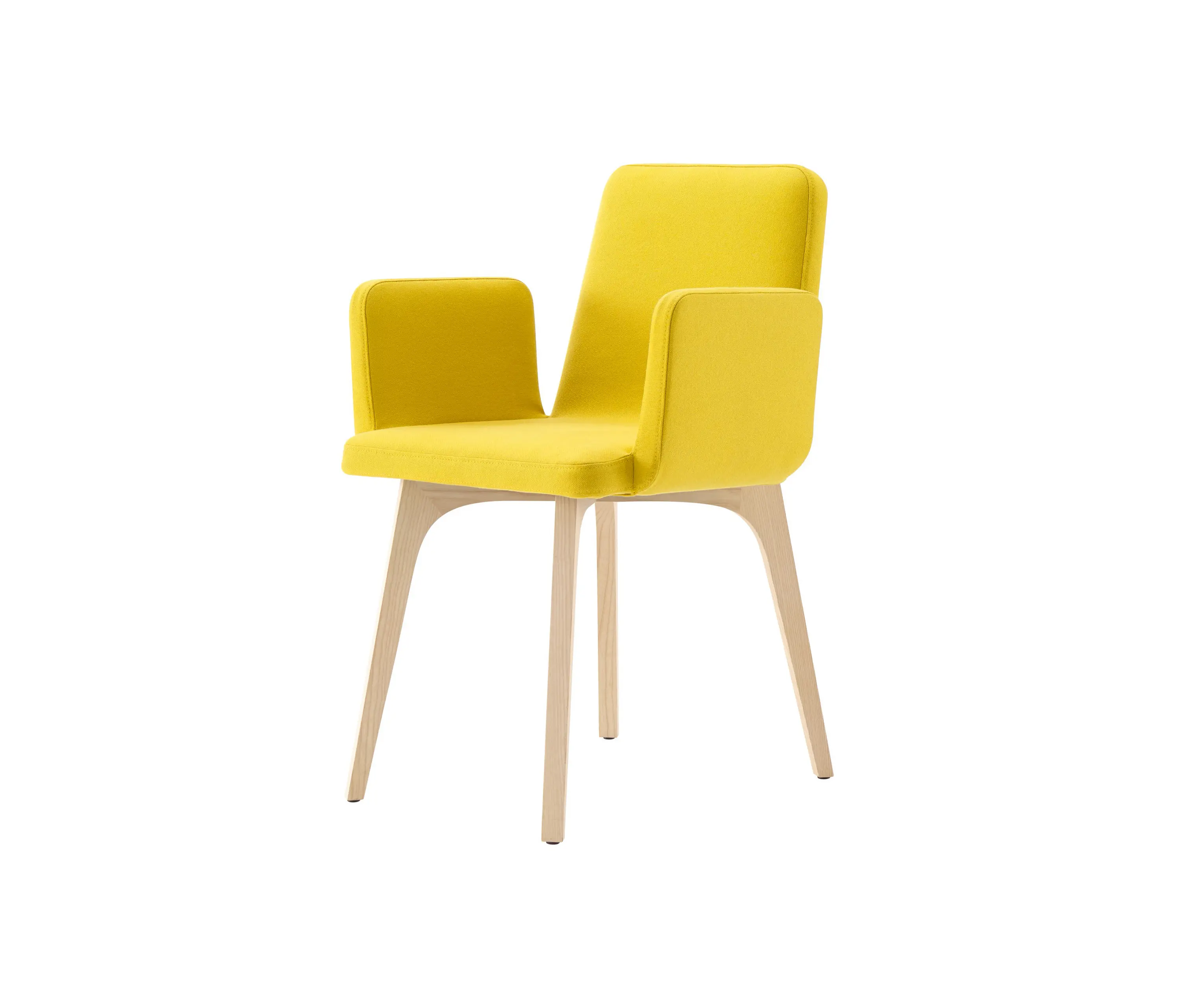 Ligne Roset - Vik | Bridgestuhl Esche Hell Ohne Griff