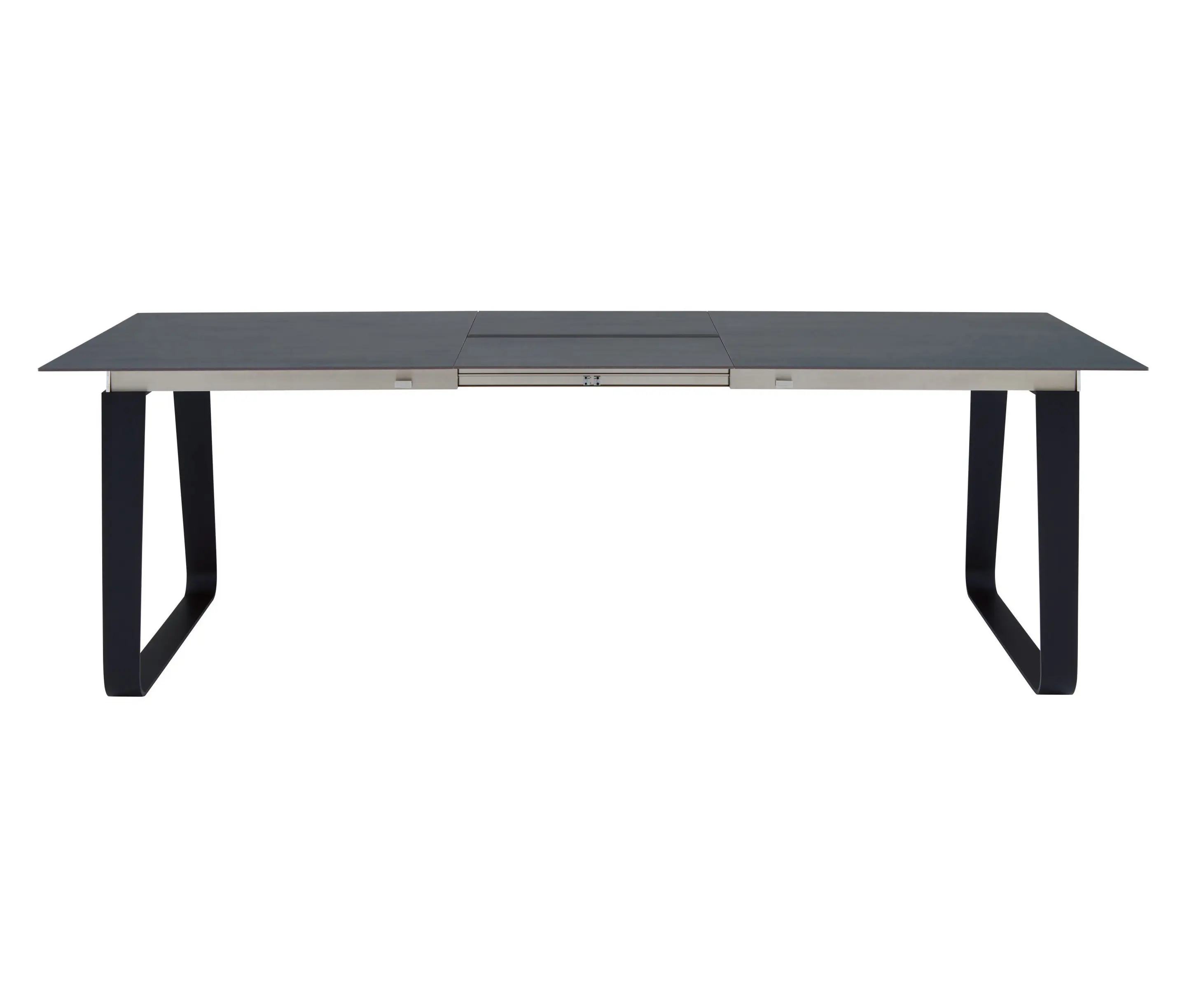 Ligne Roset - Vilna | Dining Table With Integral Extension Black Lacquered Base