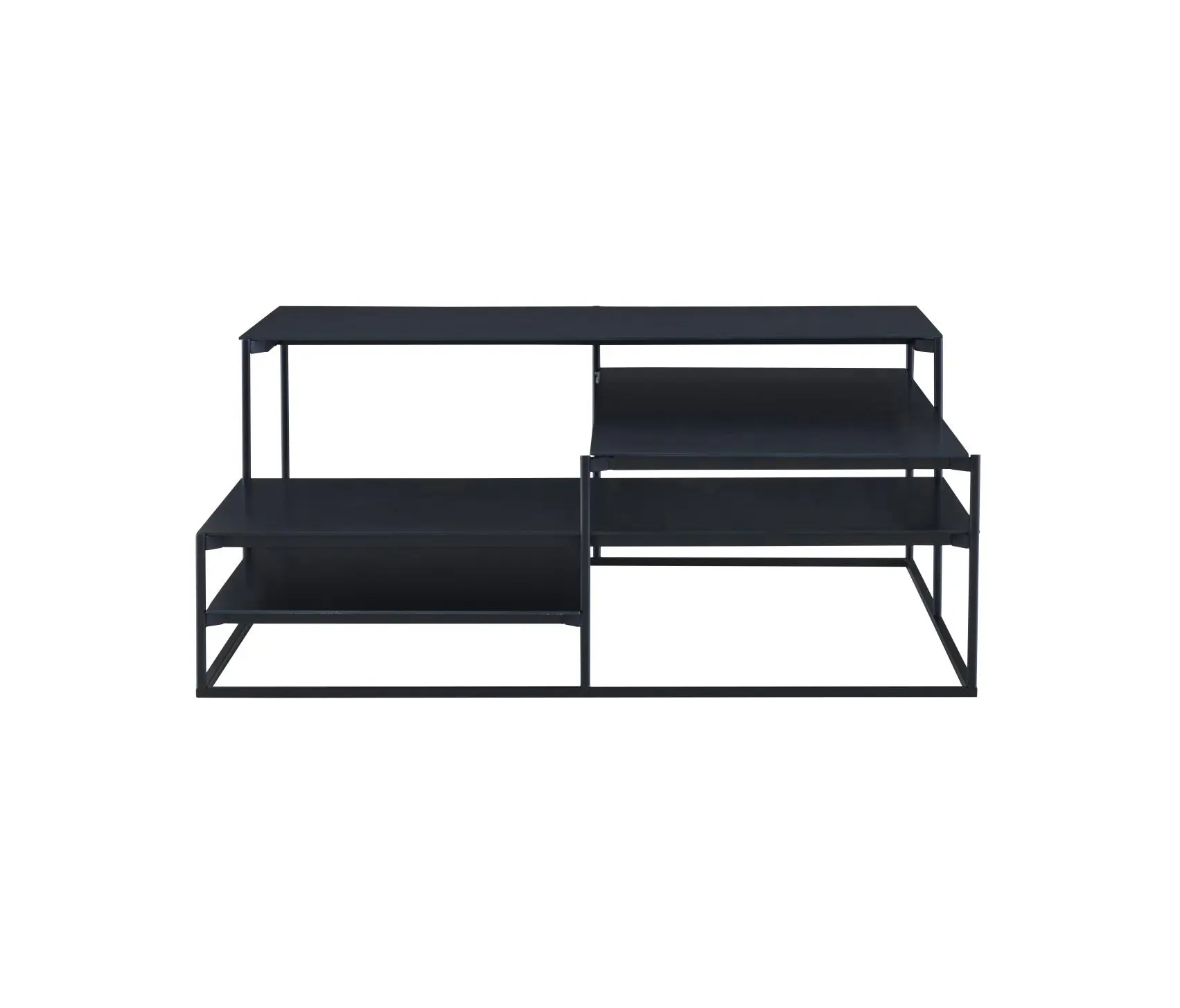 Ligne Roset - Lowlands | Low Table Small Tops In Blued Steel