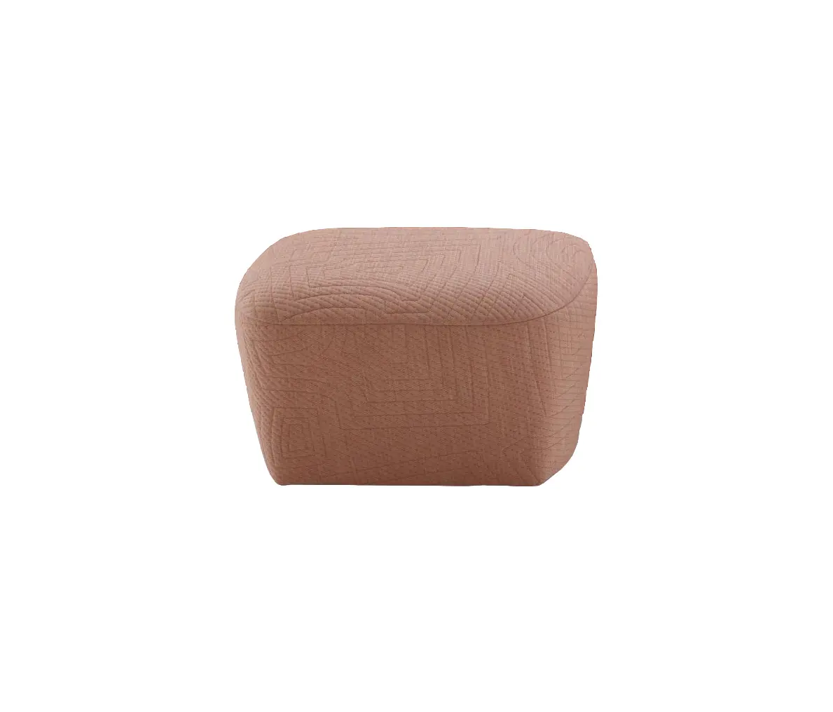 Ligne Roset - Uncover | Footstool Version A – Stitched Motif