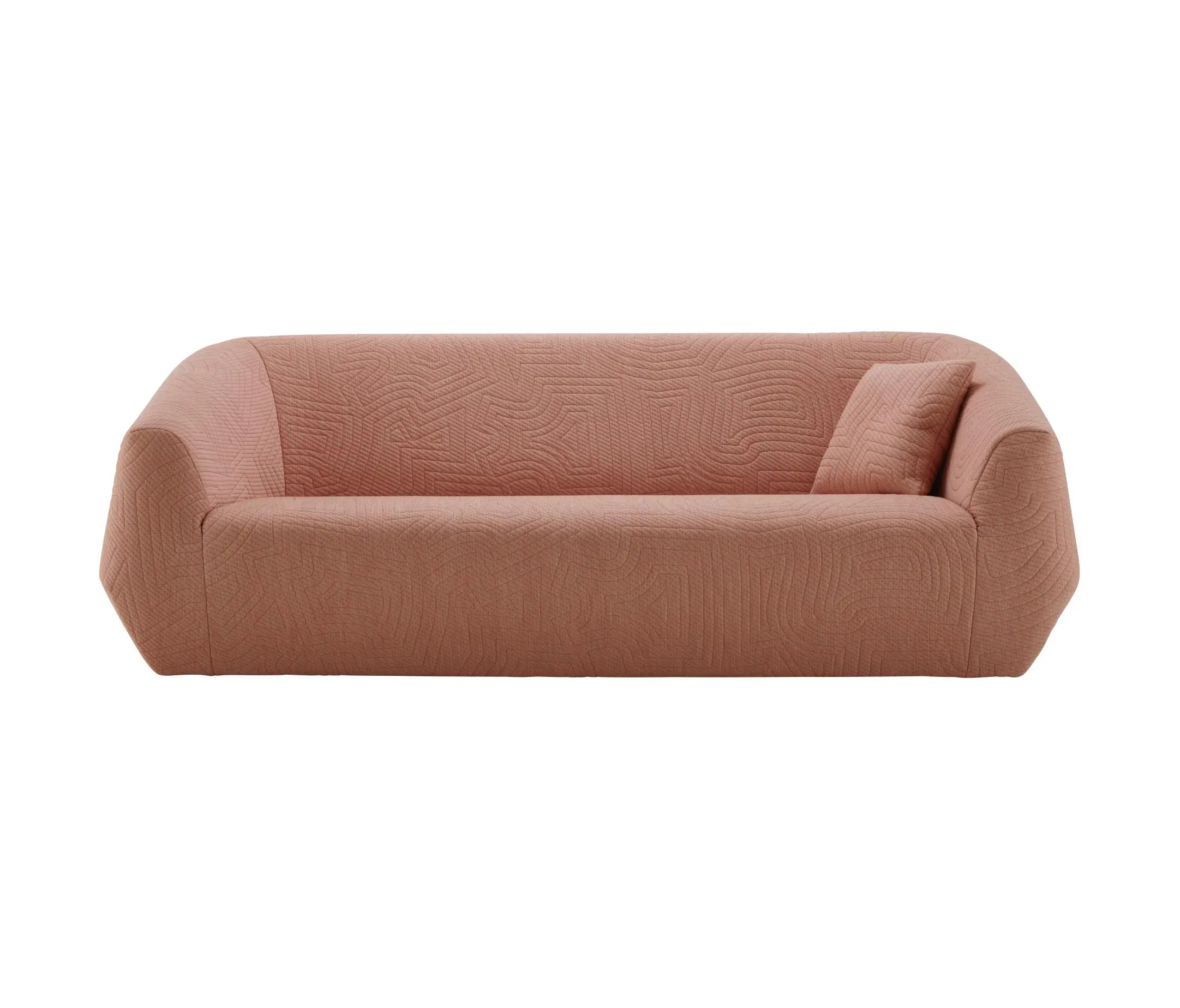 Ligne Roset - Uncover | Large Settee Version A – Stitched Motif