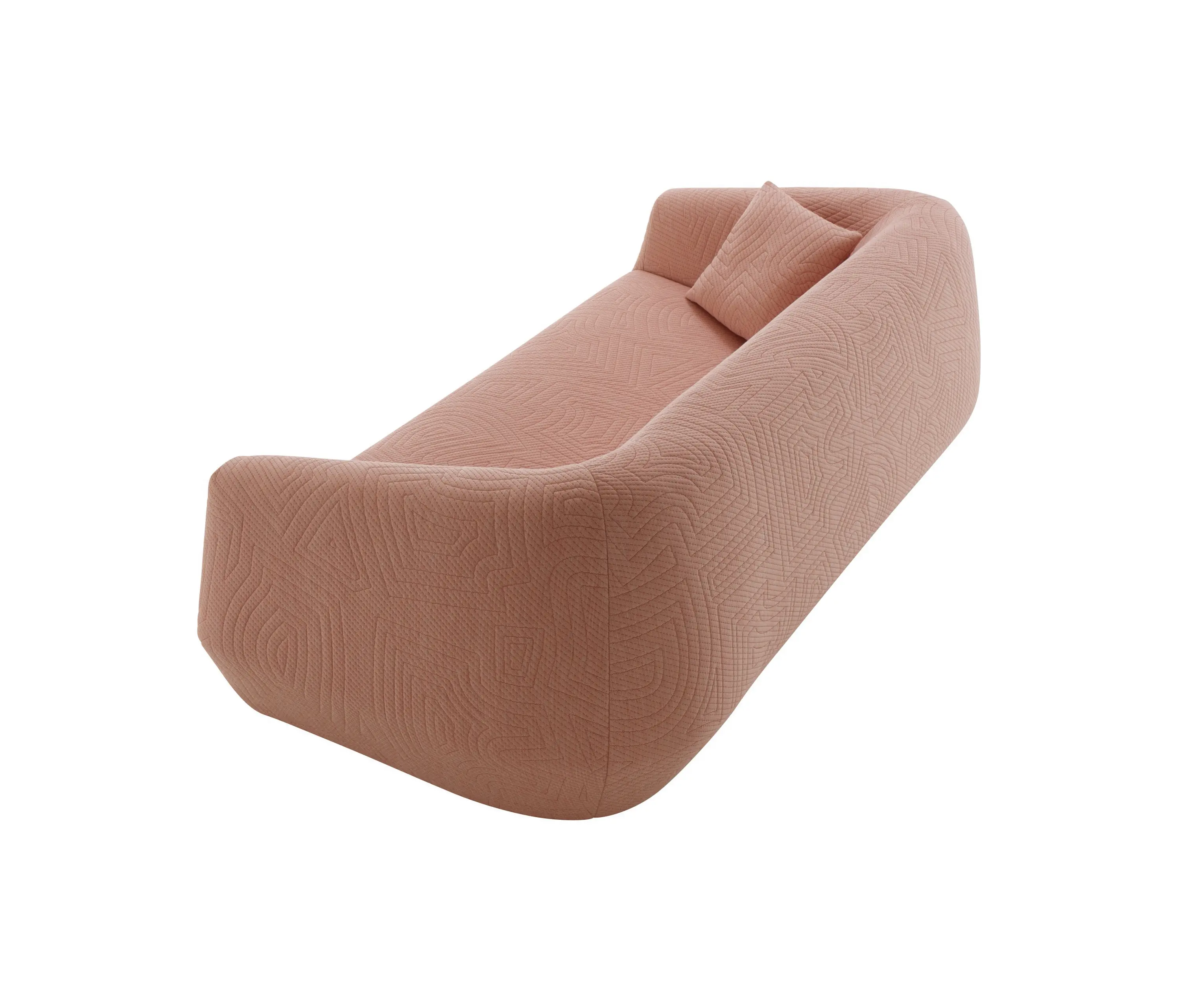 Ligne Roset - Uncover | Large Settee Version A – Stitched Motif
