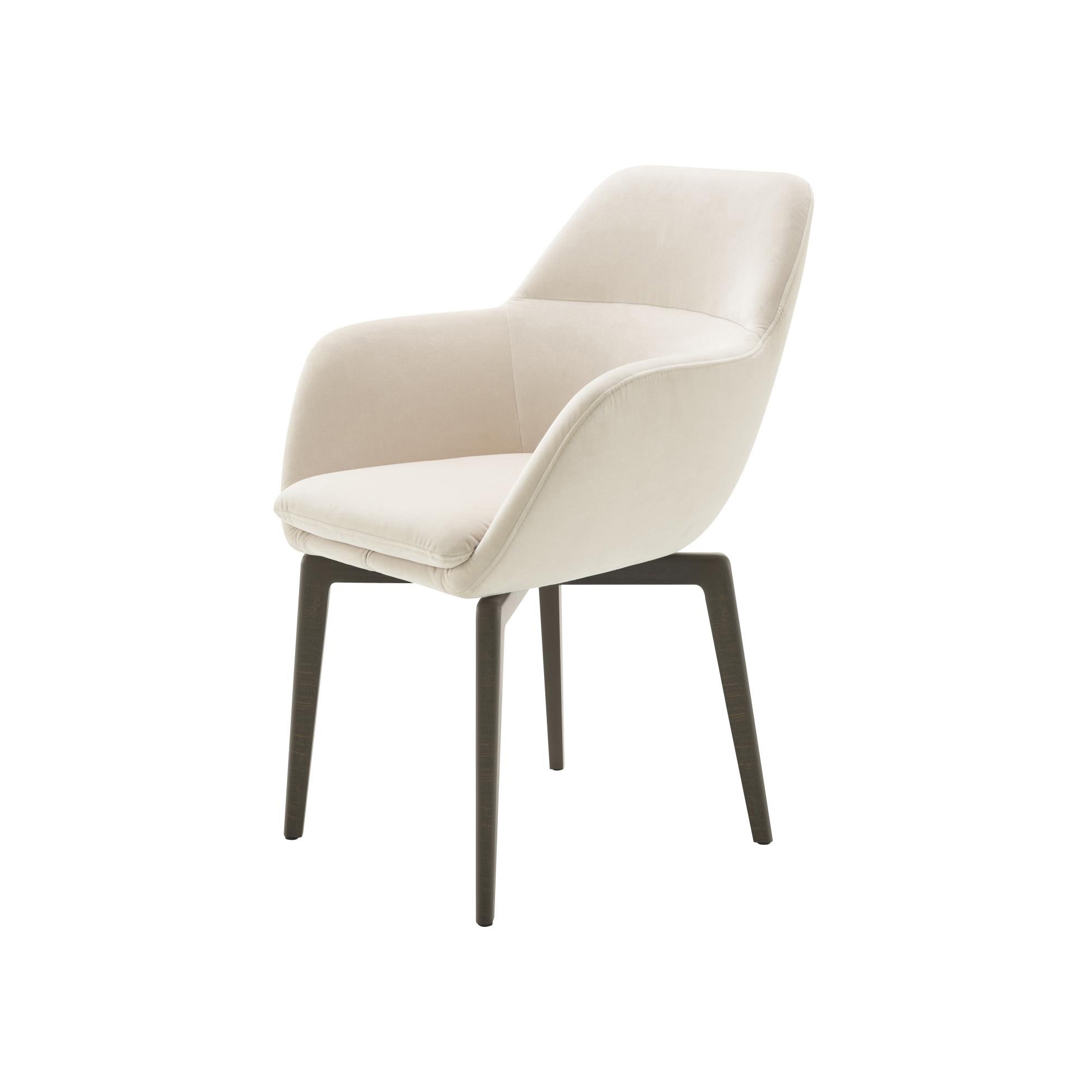 Amédée | Carver Chair Base Anthracite-Stained Beech