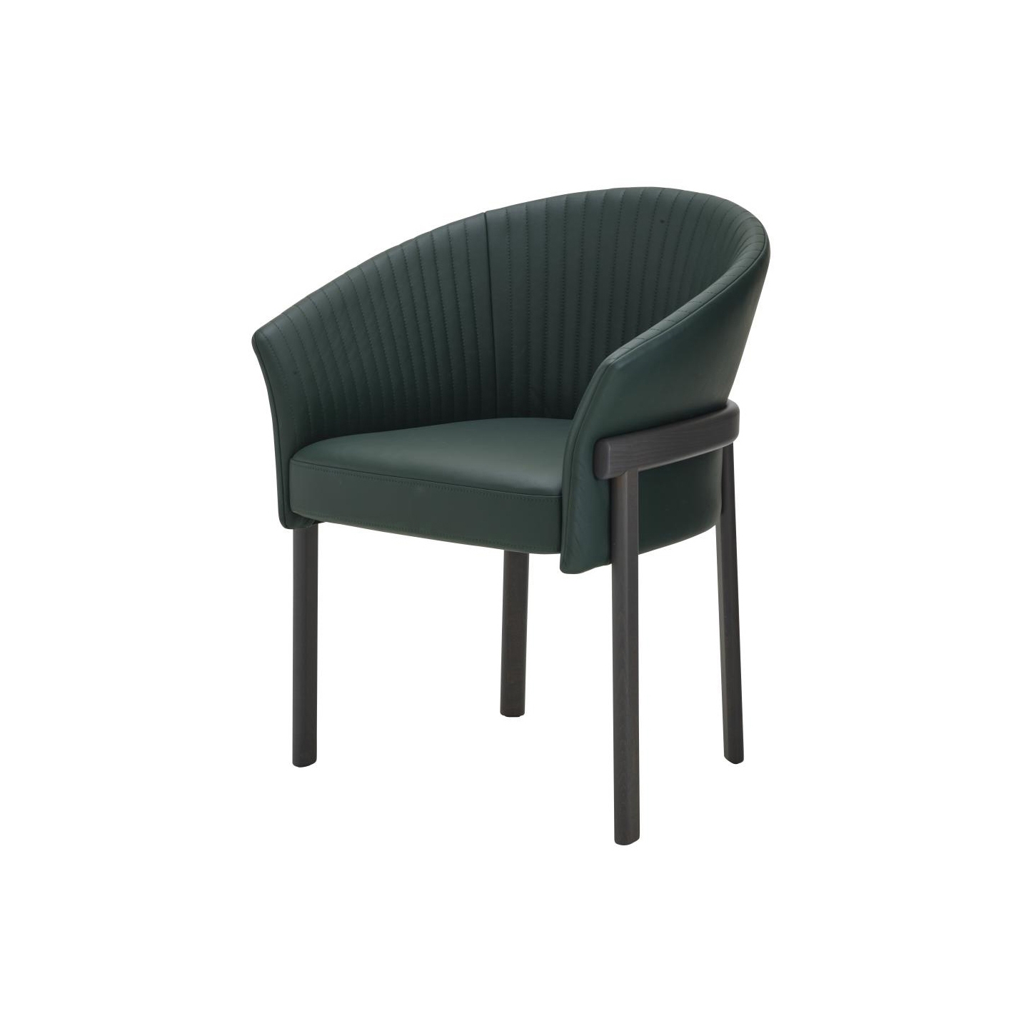 Display product Valmy | Carver Chair Base Anthracite-Stained Beech from manufacturer Ligne Roset