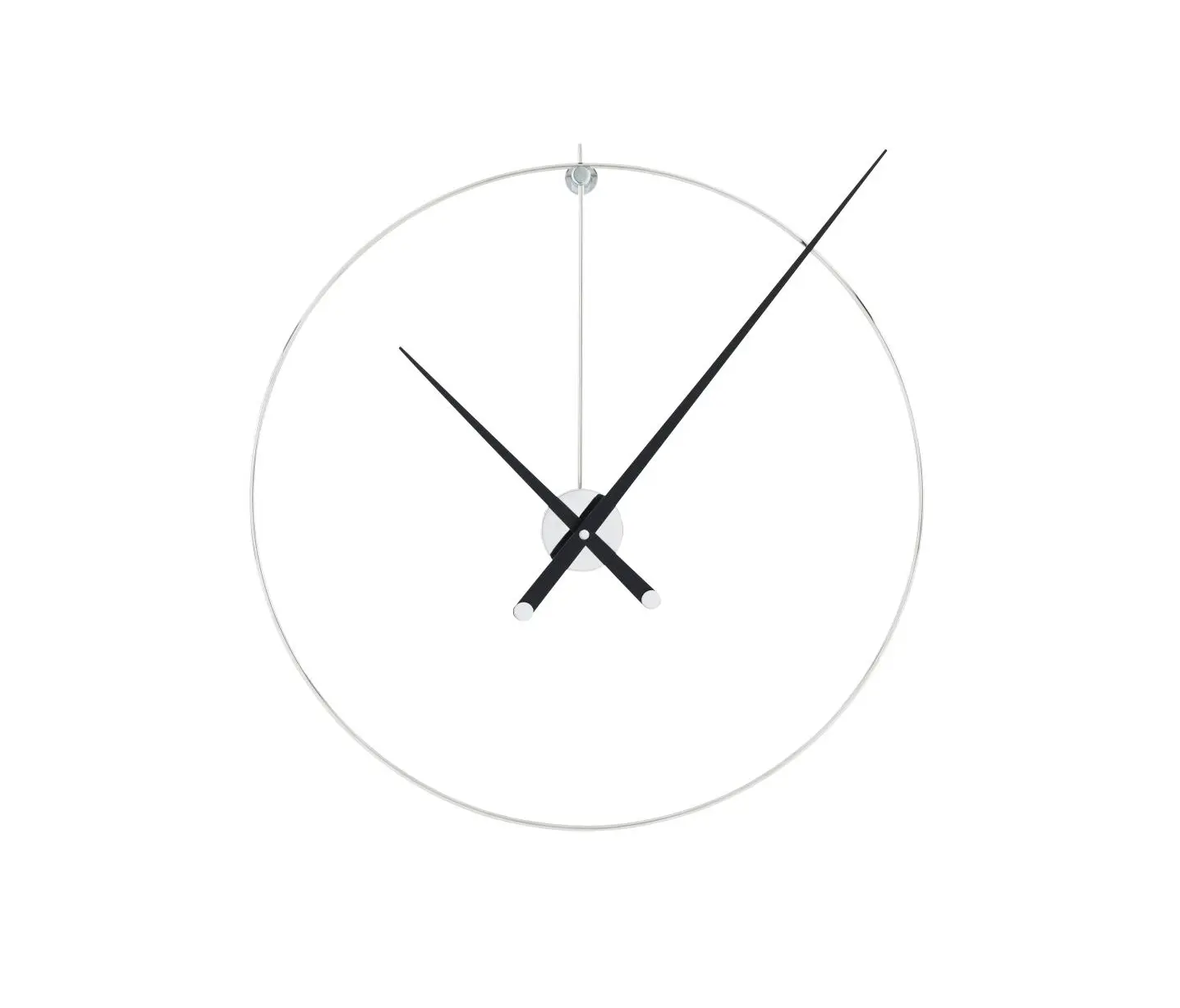Ligne Roset - Clock: Pik | Reloj Cromado
