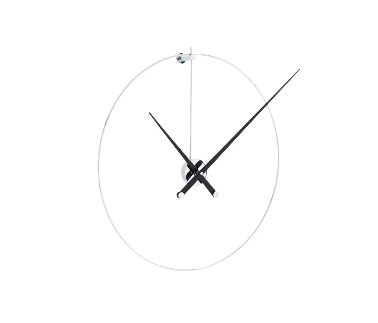 Ligne Roset - Clock: Pik | Reloj Cromado