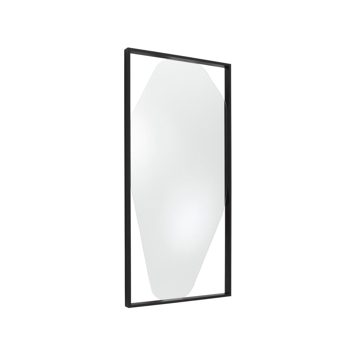 Display product Mirror: Belize | Mirror Large Black Stained Ash from manufacturer Ligne Roset