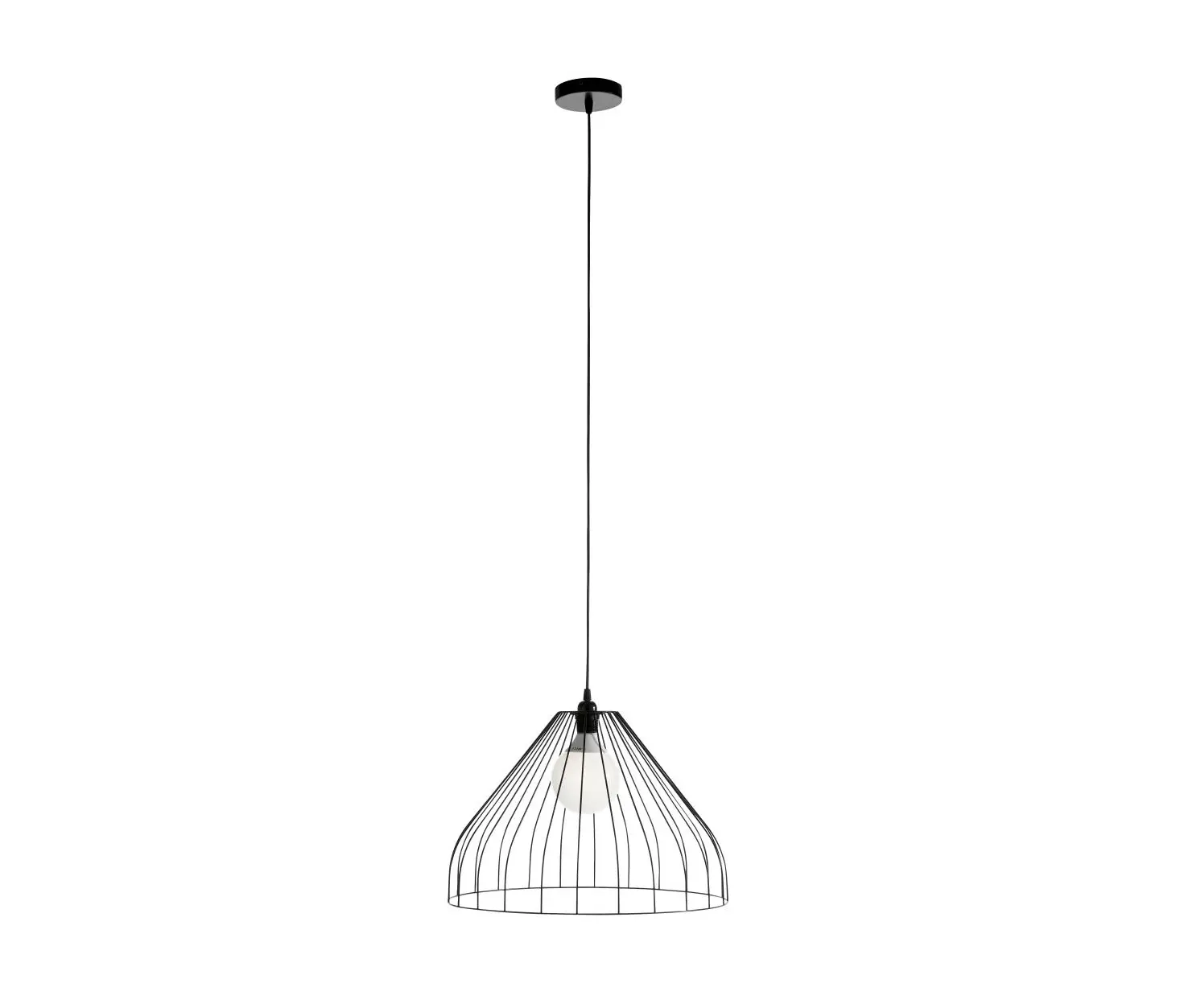 Ligne Roset - Parachute | Paralume Modello Medio Nero