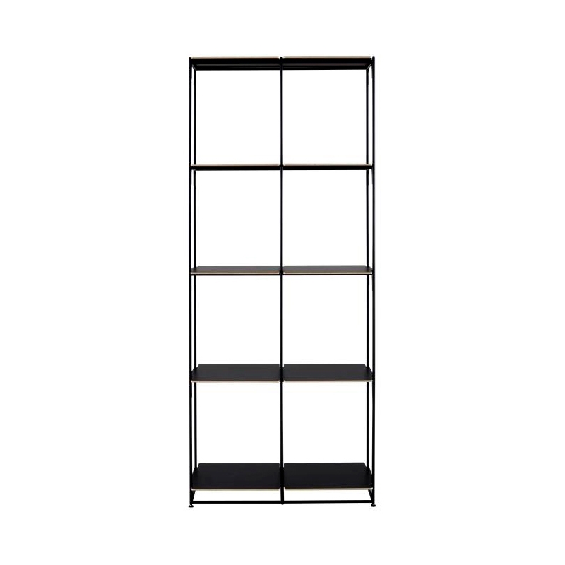 Display product La Bibliotheque Fil | Shelving Unit - H 170 1 Module Black Lacquer from manufacturer Ligne Roset