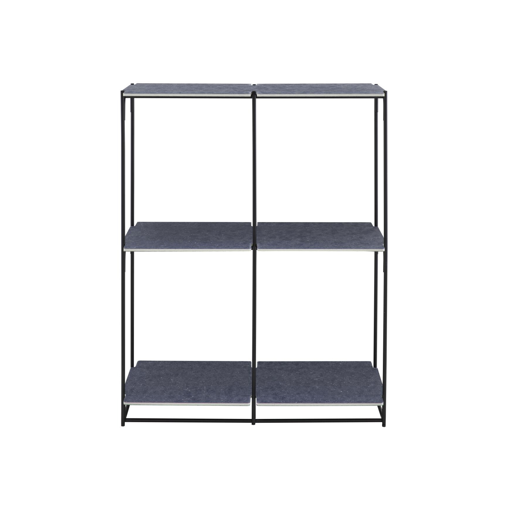 Display product La Bibliotheque Fil | Shelving Unit - H 88 1 Module - Really Black Lacquer from manufacturer Ligne Roset