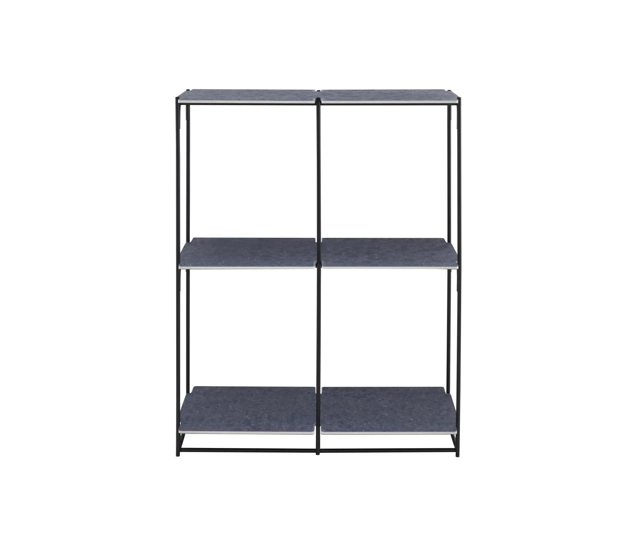 Ligne Roset - La Bibliotheque Fil | Shelving Unit - H 88 1 Module - Really Black Lacquer