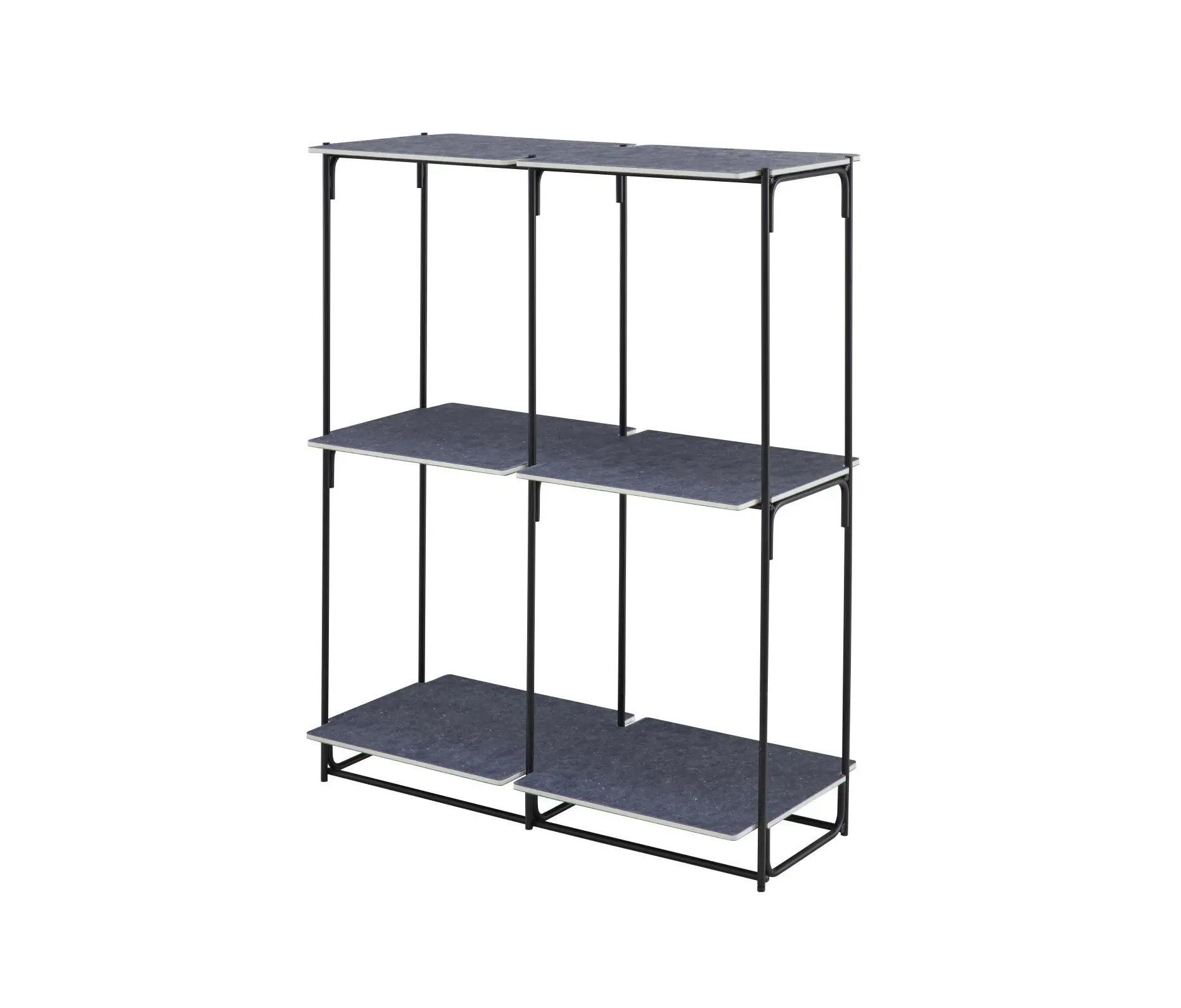 Ligne Roset - La Bibliotheque Fil | Shelving Unit - H 88 1 Module - Really Black Lacquer