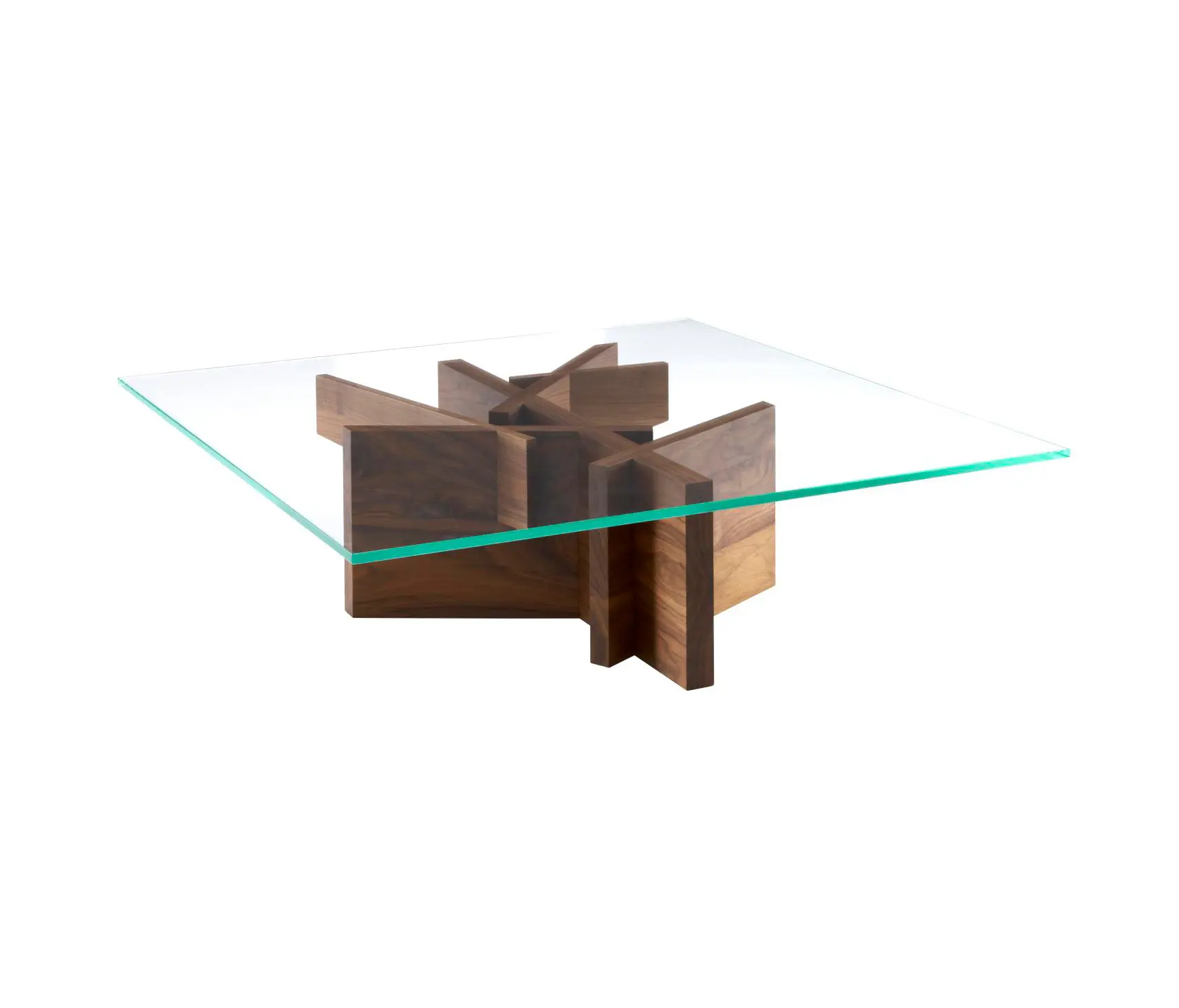Ligne Roset - Ashera | Square Occasional Table Solid American Walnut