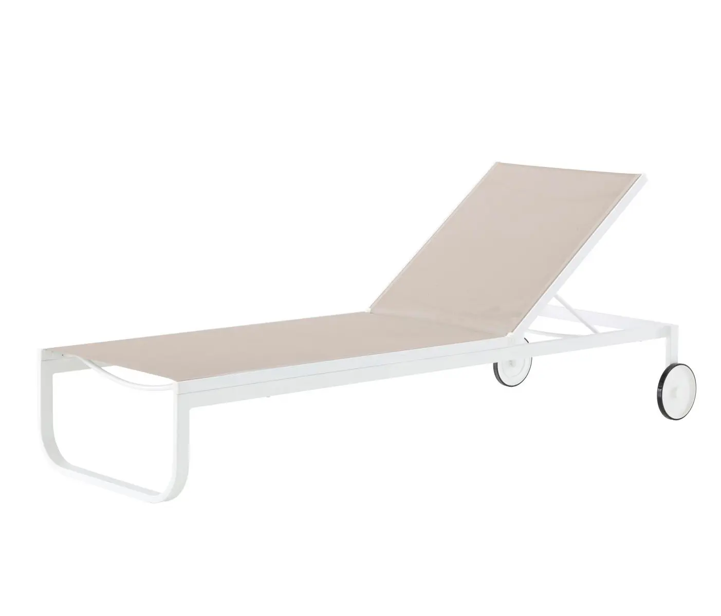 Ligne Roset - Lettino | Sonnenliege Gewebe Graubeige