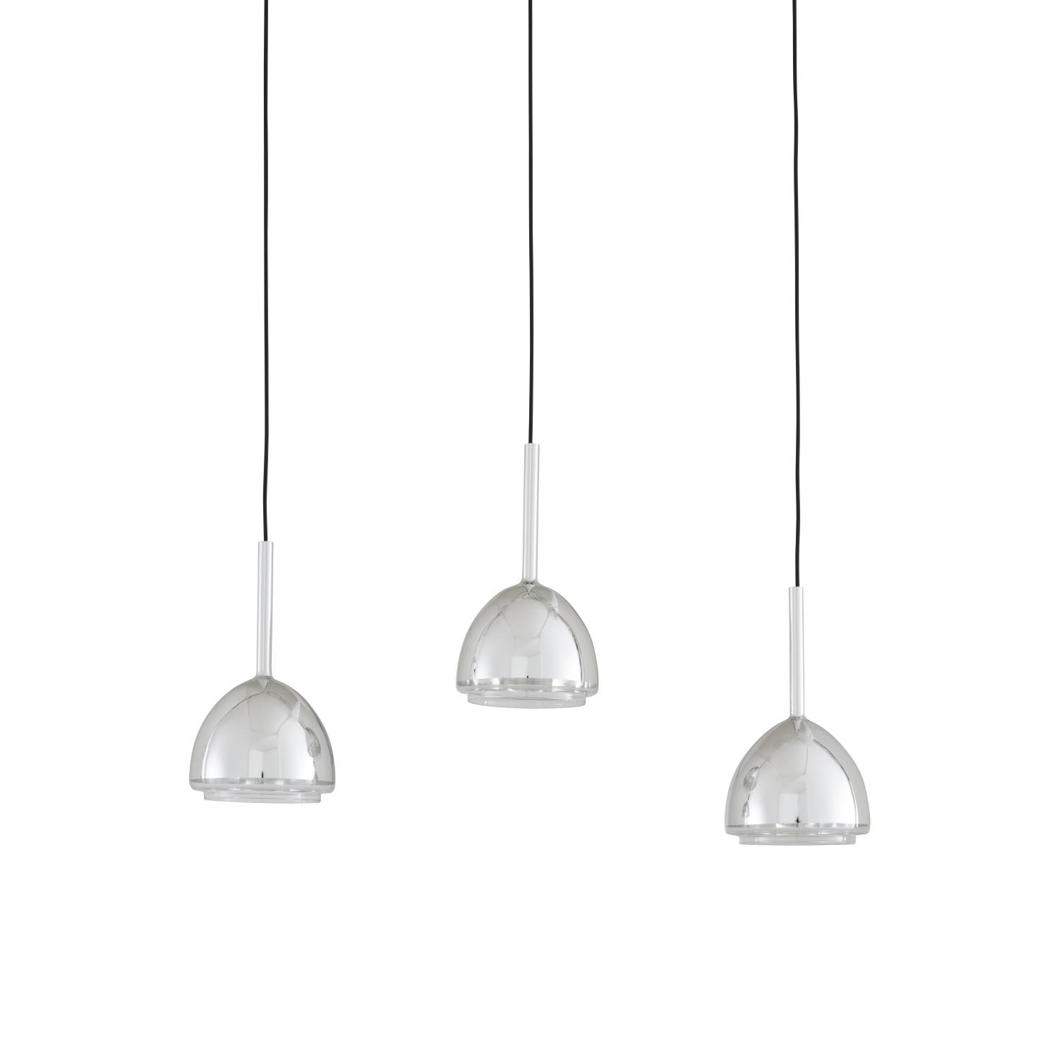 Mostra il prodotto Chrome Bell | Lampada Da Sospensione 3 Fili del produttore Ligne Roset
