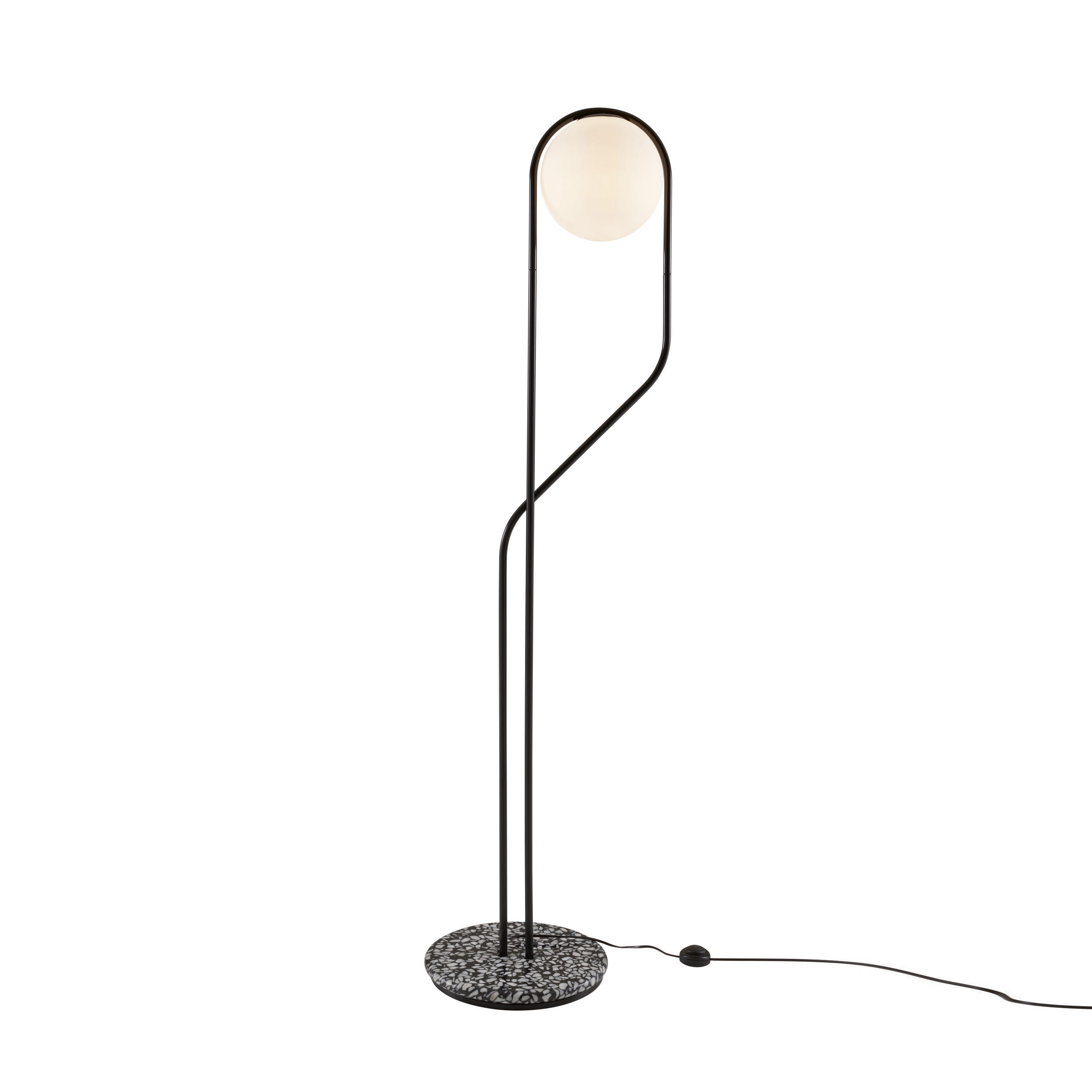 Astrée | Lampada Da Terra Base In Merrazzo