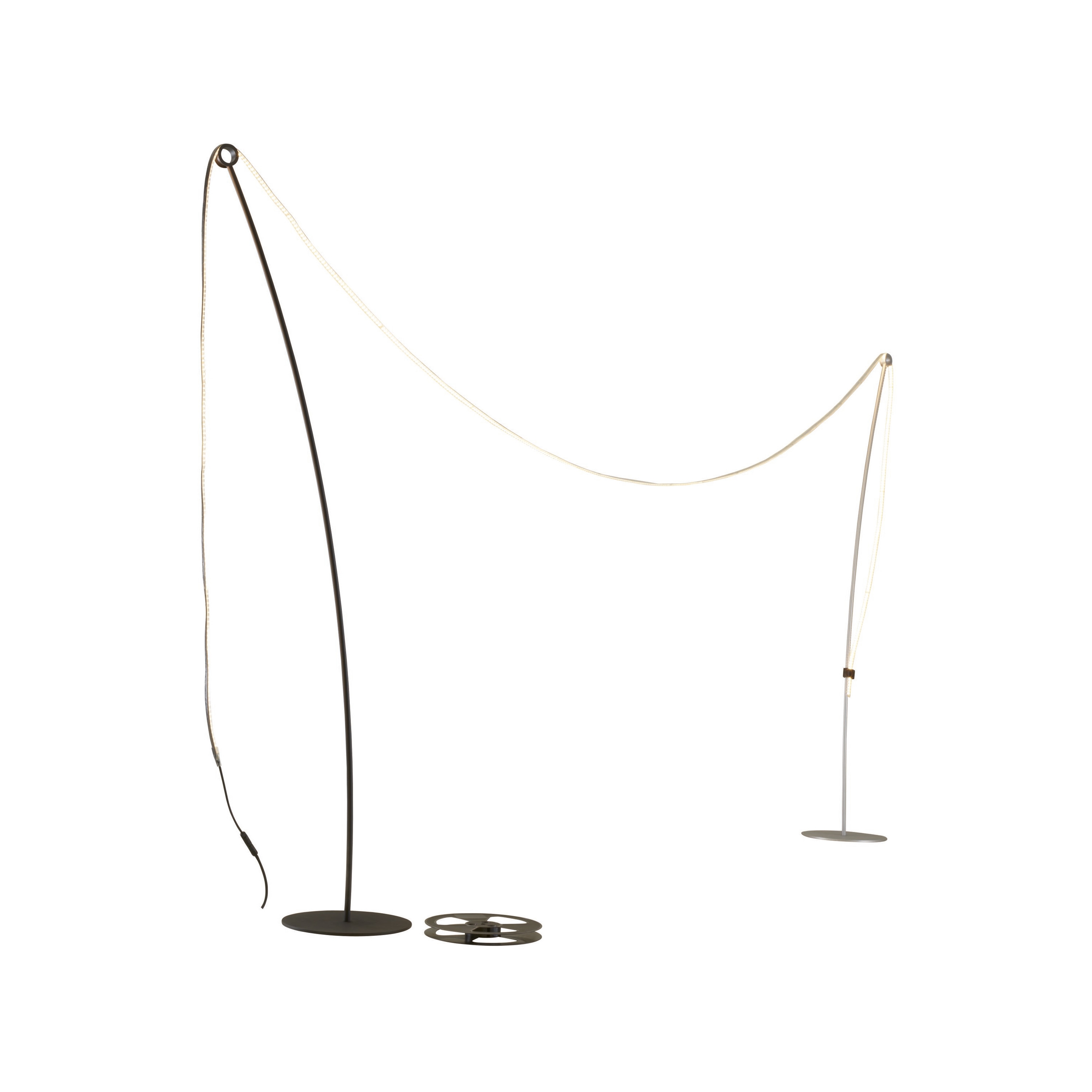 Display product Feston | Stem + Led Ribbon + Wall Support + Hook from manufacturer Ligne Roset