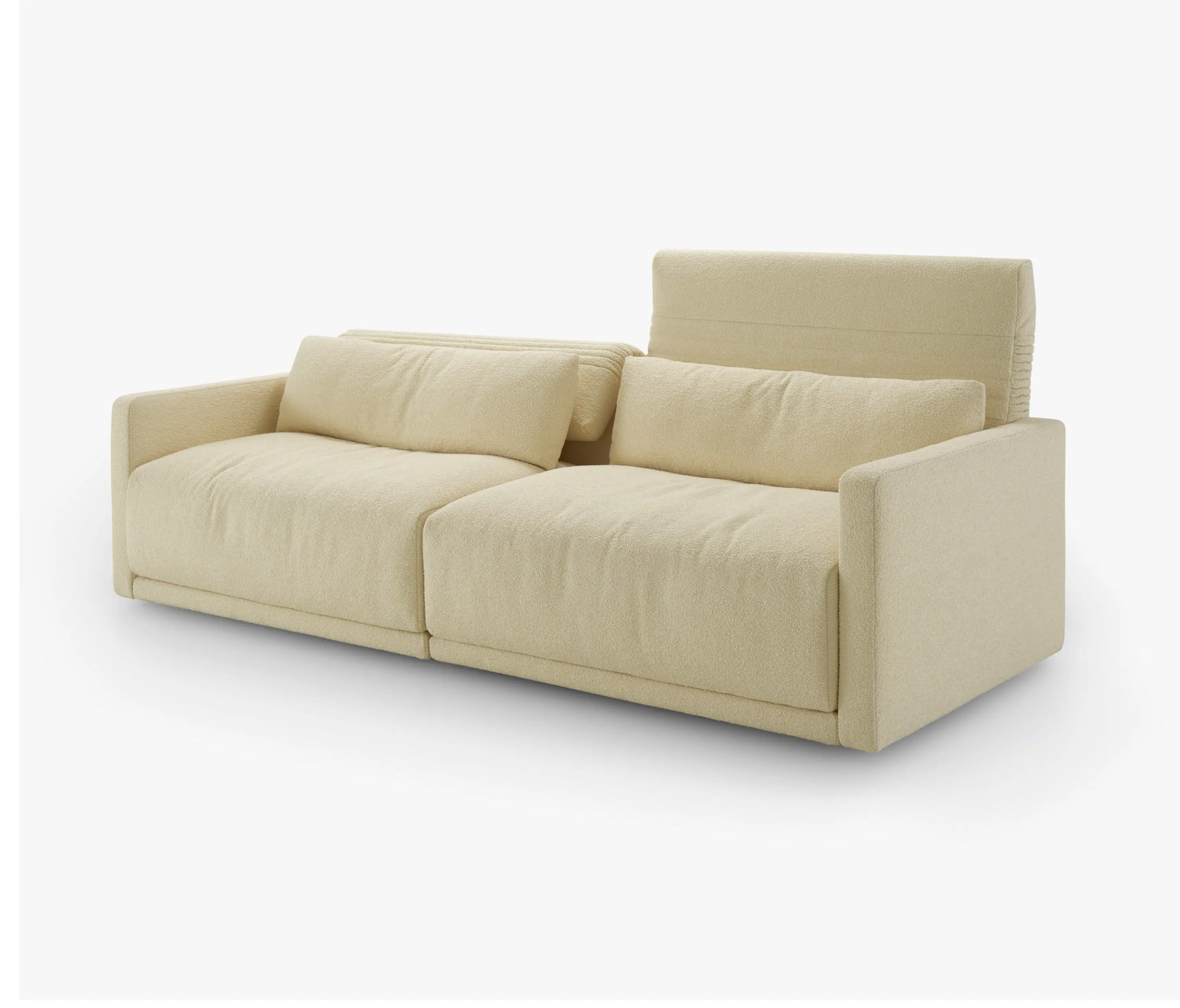 Ligne Roset - Grand Angle | Large Sette With Broad Armrest Without Lumbar Cushion