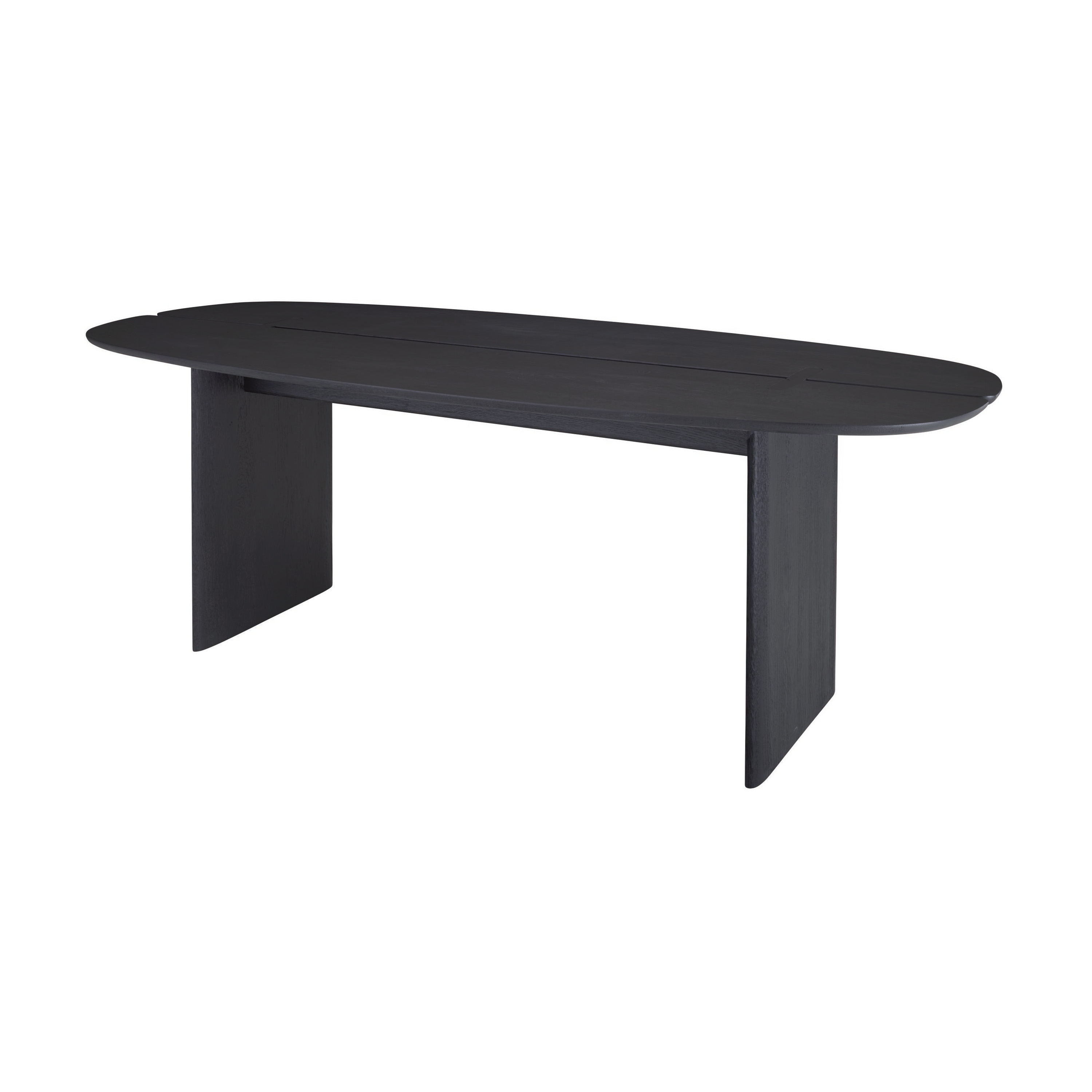 Mostrar el producto Intervalle | Mesa De Comedor Nogal Europeo Macizo Teñido Negro del fabricante Ligne Roset