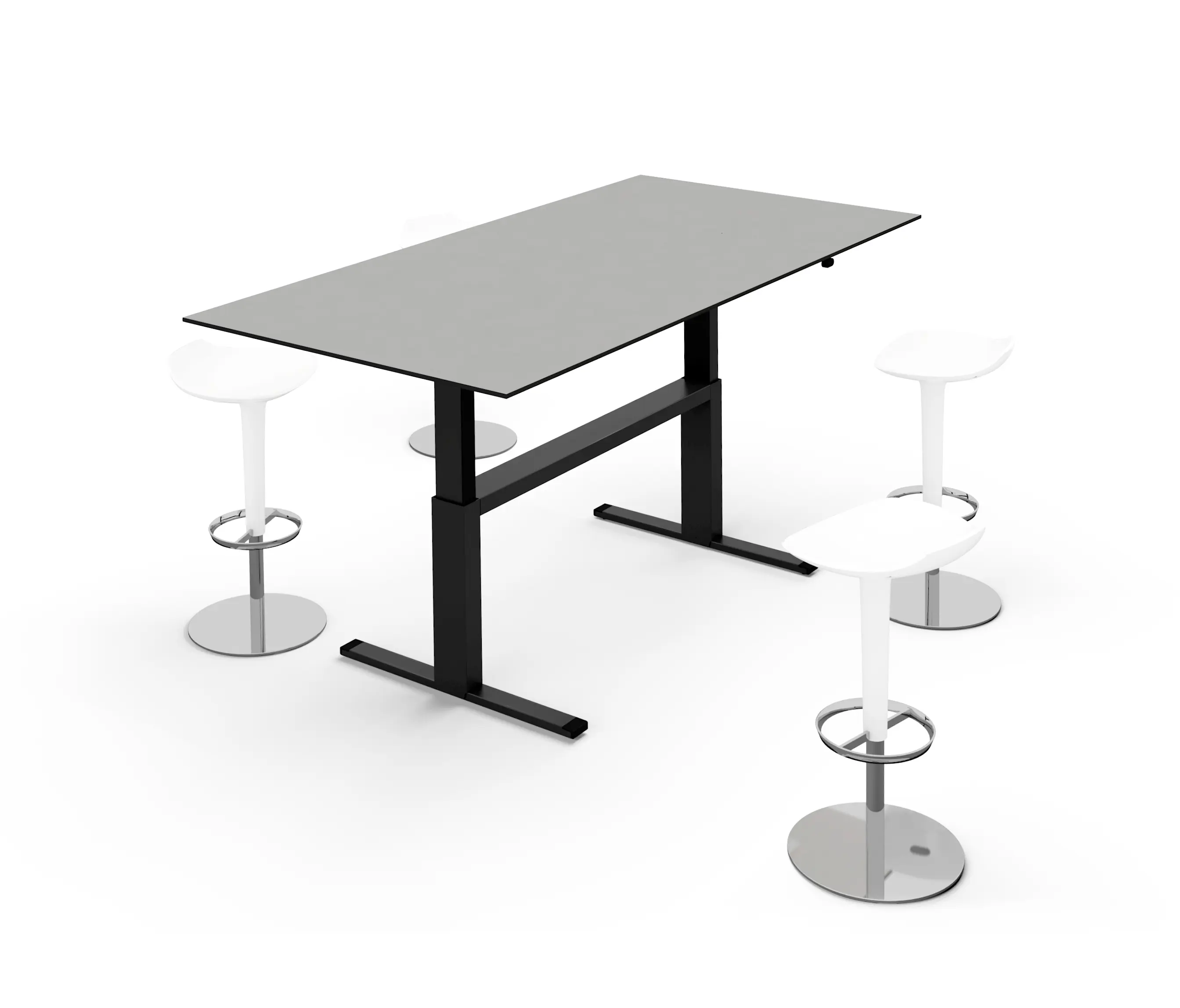 Lista Office LO - LO Extend sitting / standing meeting table