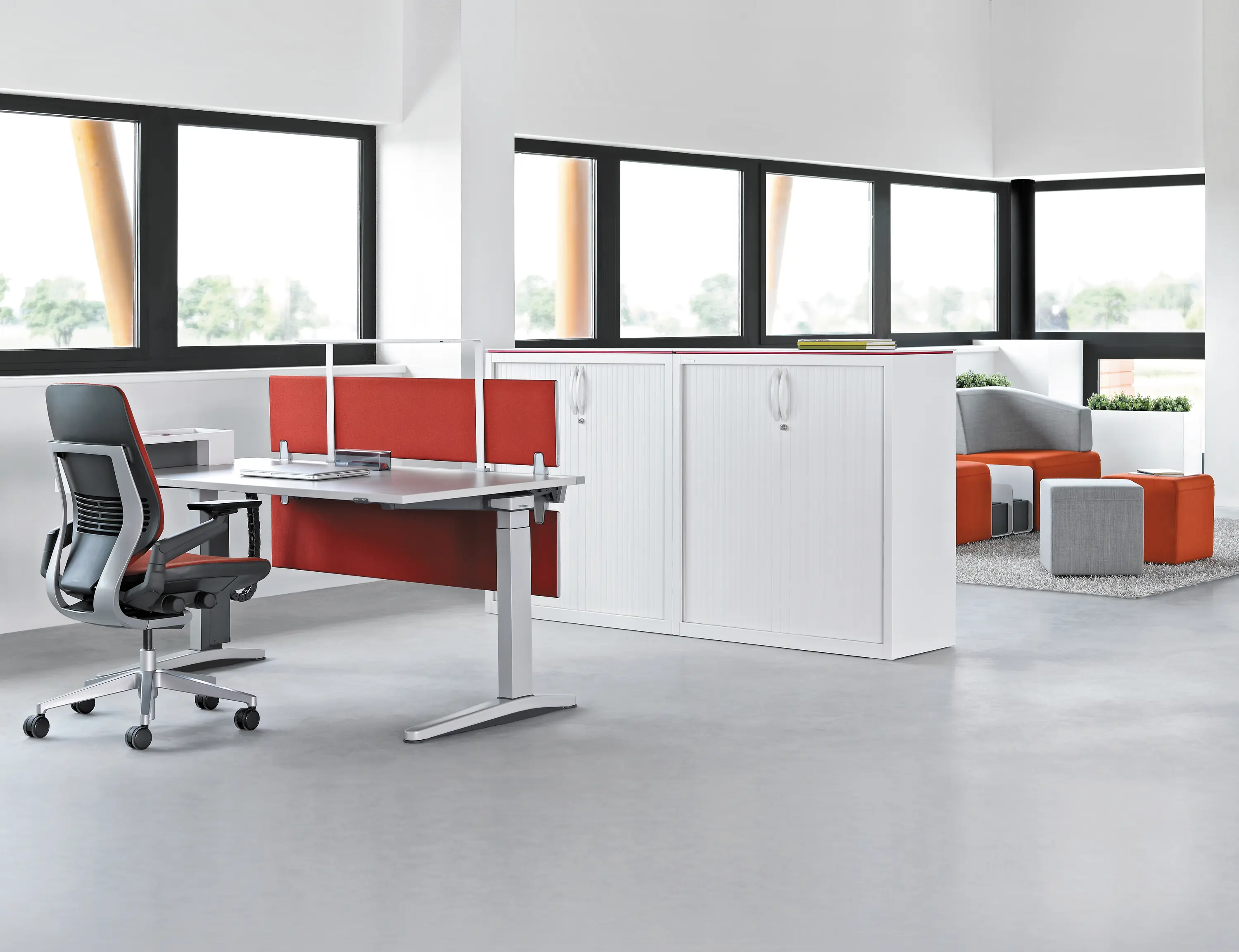 Steelcase - Universal Storage - Tambour Doors