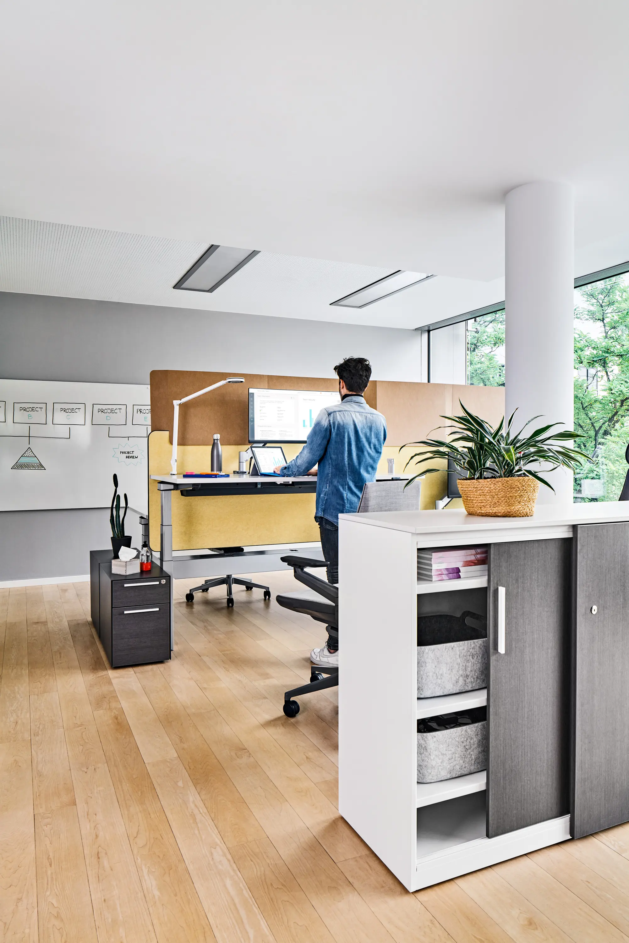 Steelcase - Universal Storage - Tambour Doors