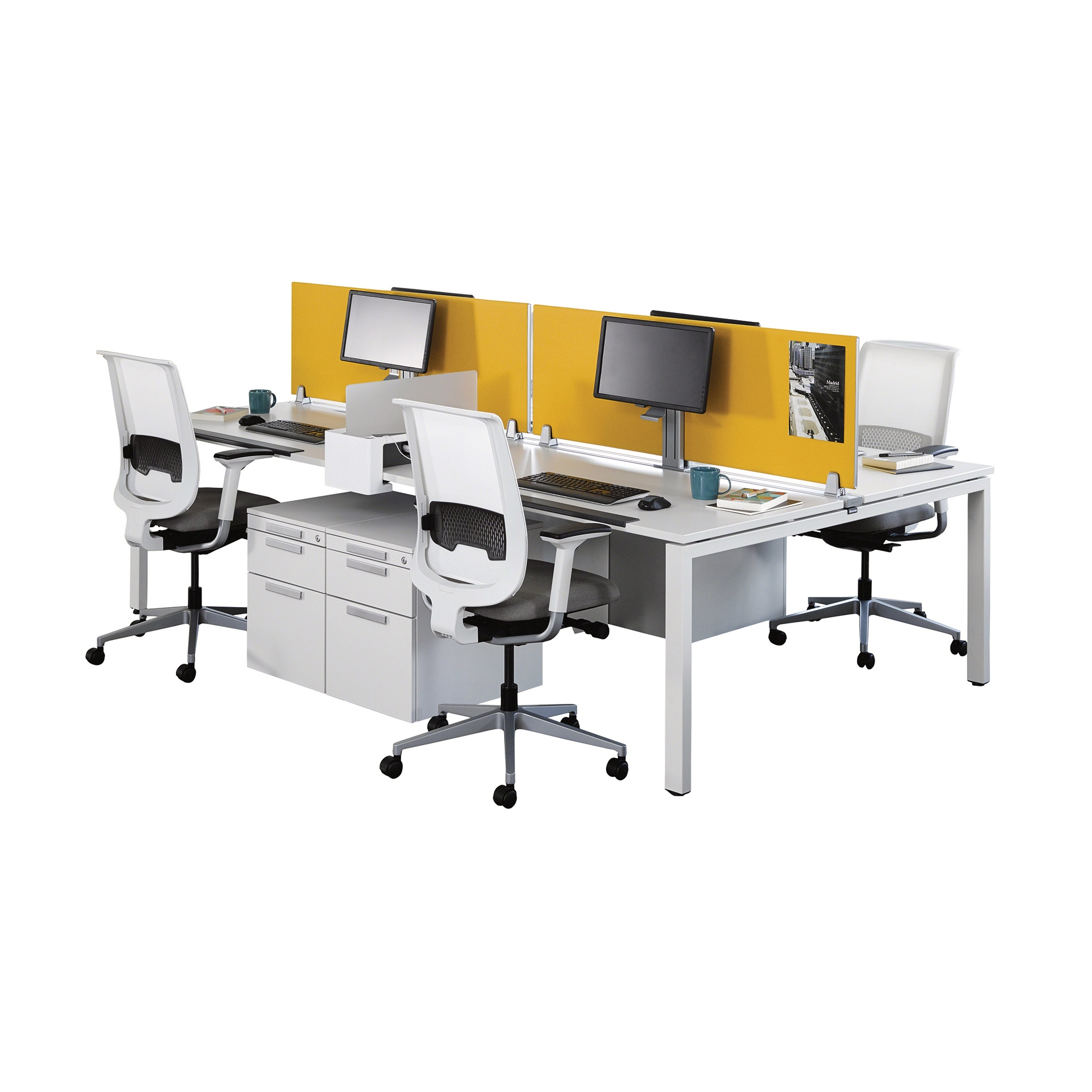 Display product FrameFour Bench from manufacturer Steelcase