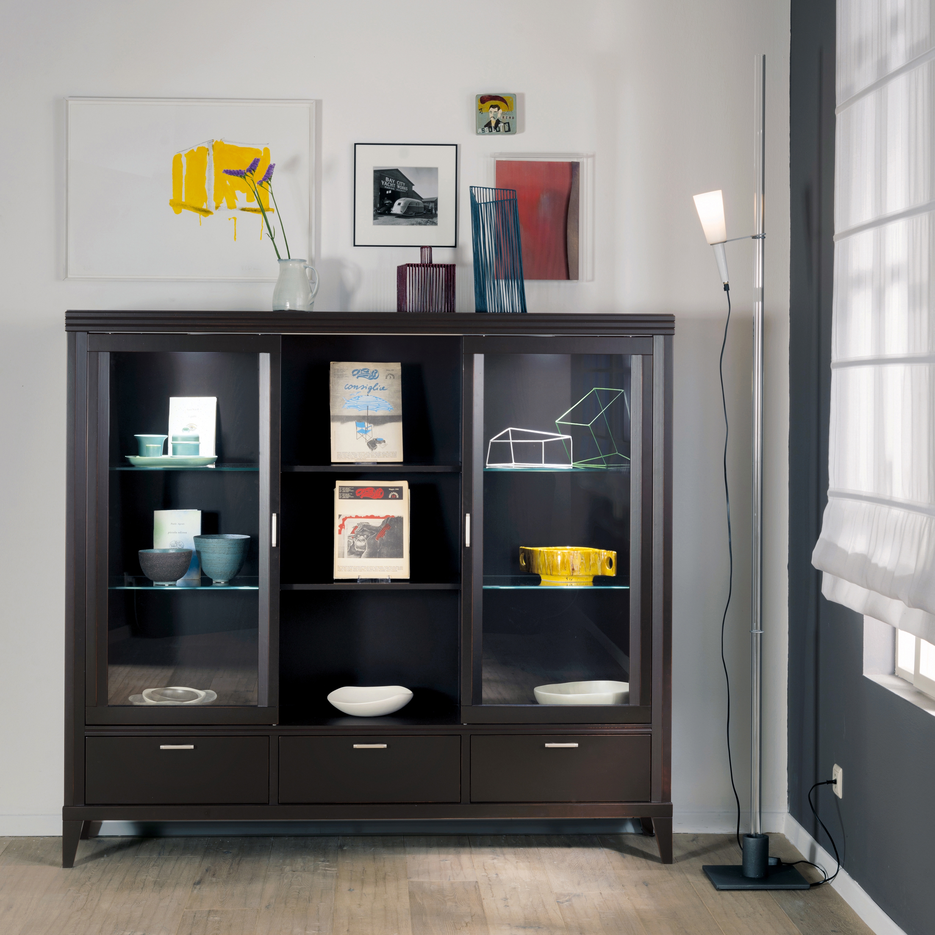 SIDEBOARD/ DISPLAY CASES/ CUP BOARDS