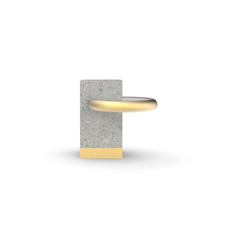 ANGOLO small horizontal floor lamp