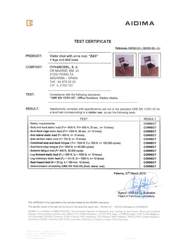 Preview image for the file Zas Visitas-Certificado EN