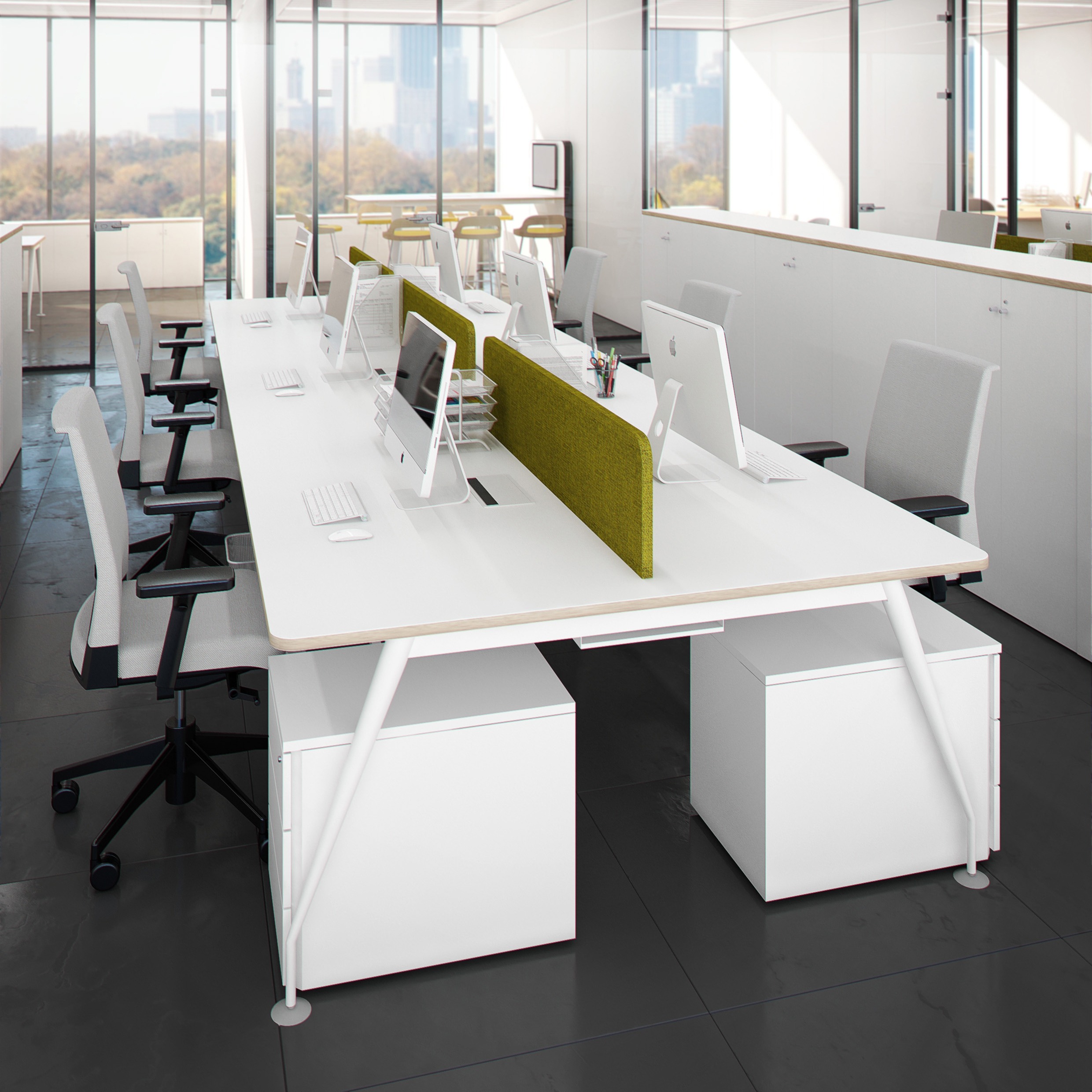 Display product Cell Grouped desks from manufacturer Dynamobel
