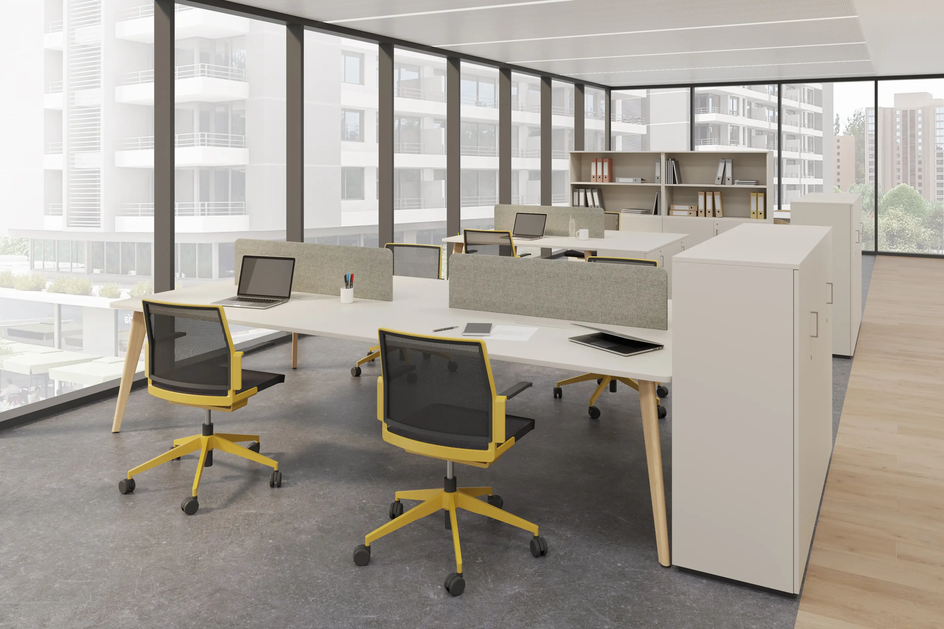 Dynamobel - VIRA, facing DESK