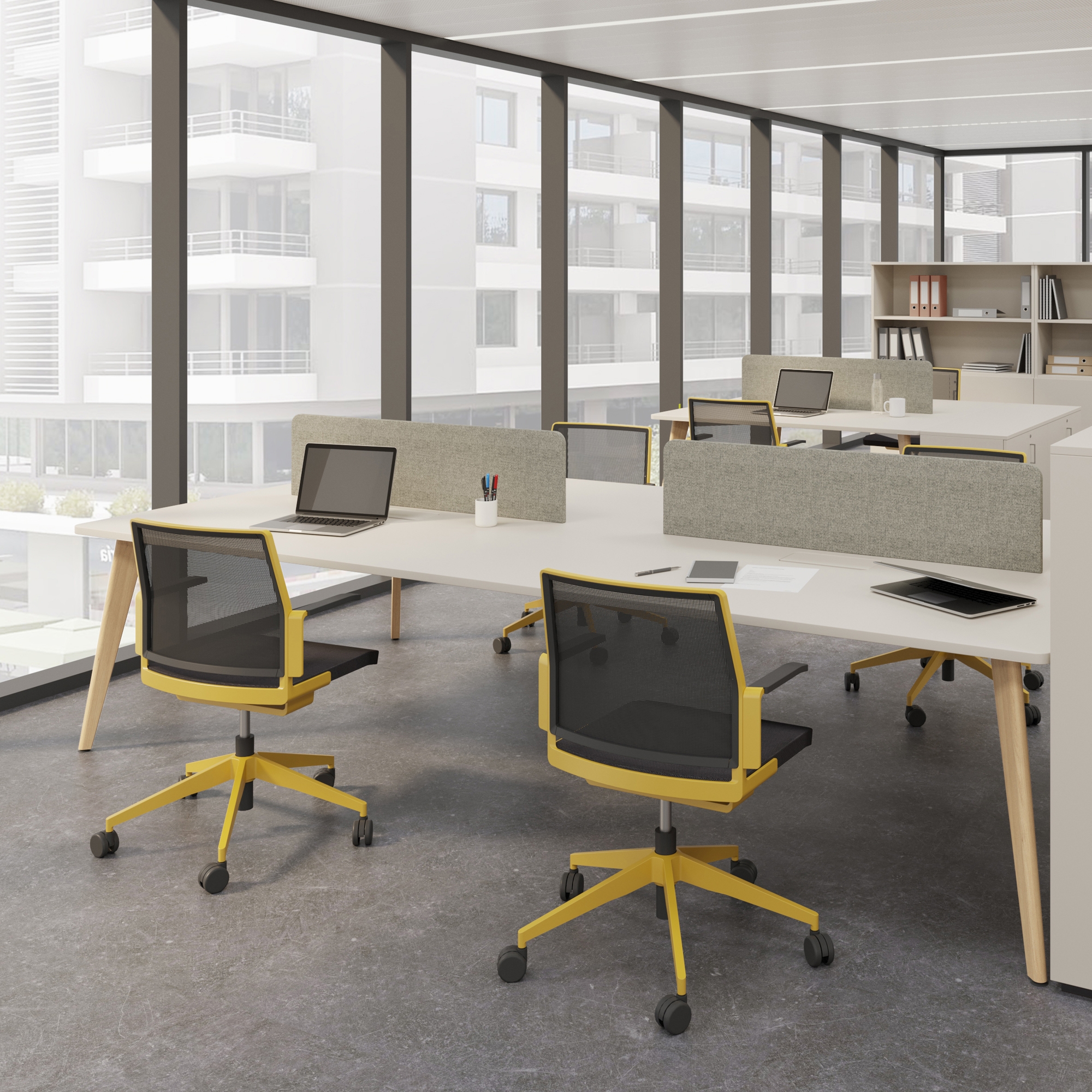 Display product VIRA, facing DESK from manufacturer Dynamobel