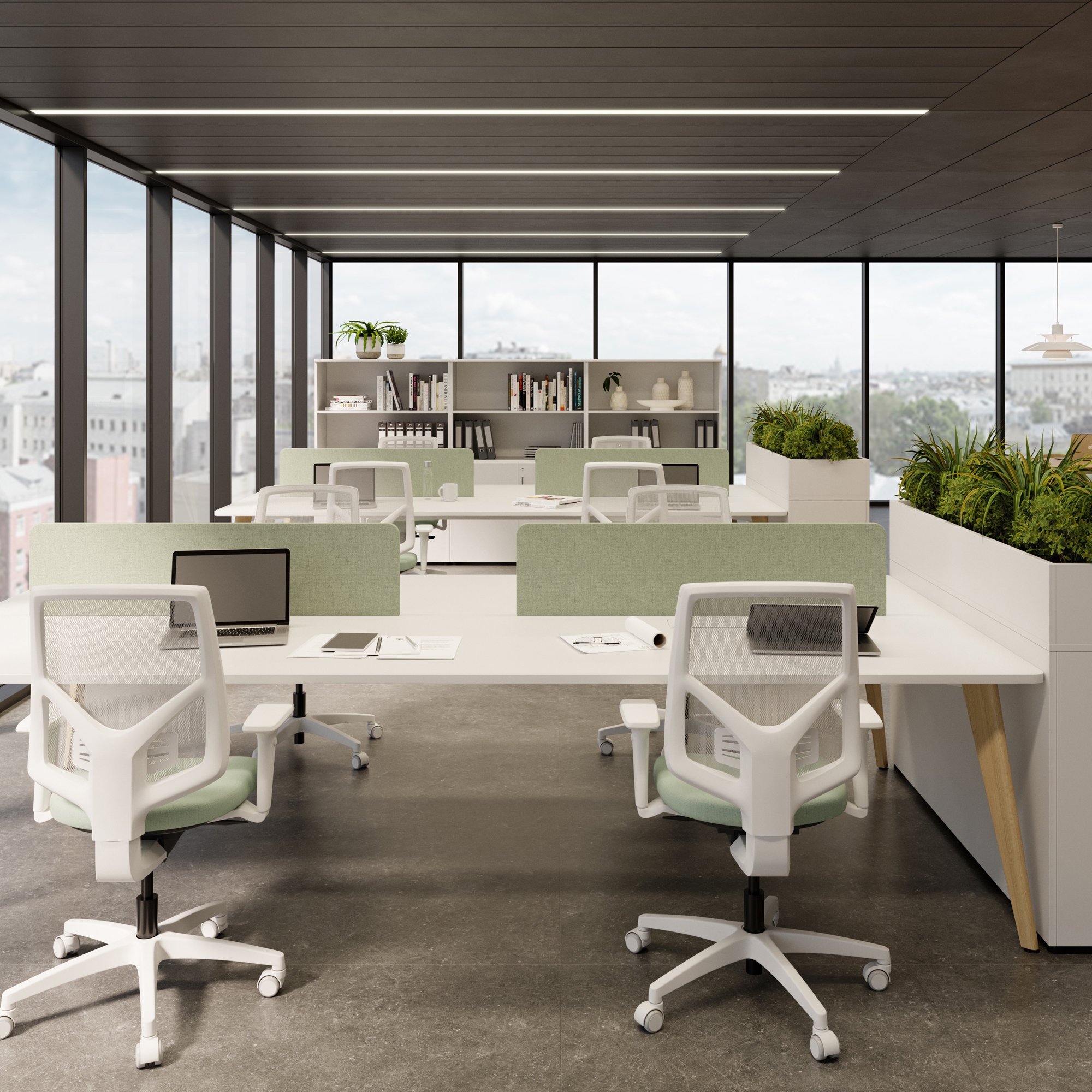Display product VIRA, facing DESK from manufacturer Dynamobel