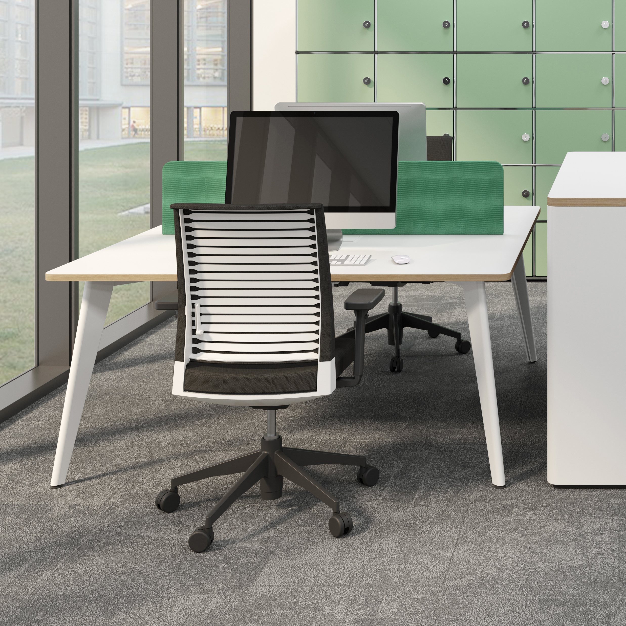Display product VIRA, facing DESK from manufacturer Dynamobel