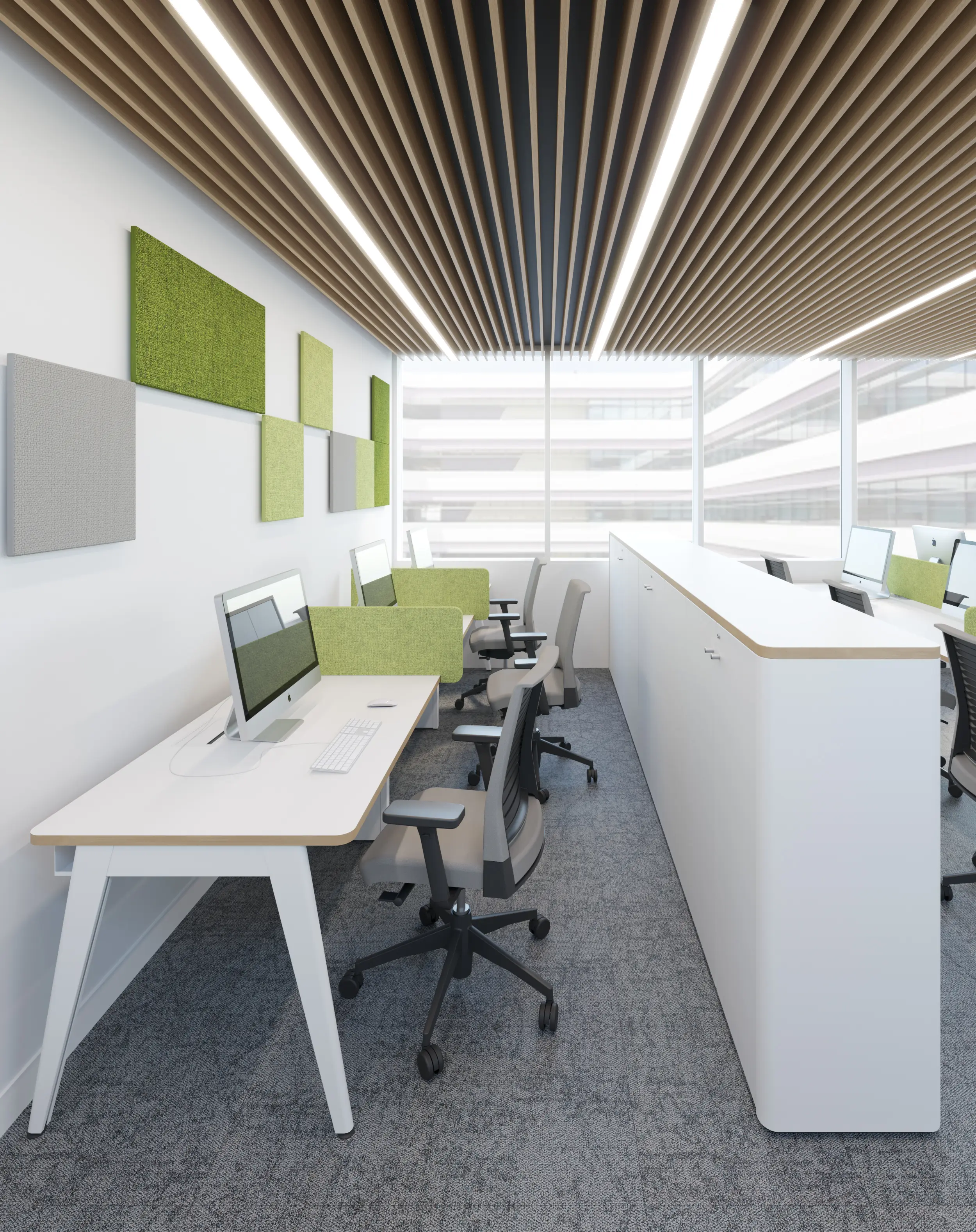Dynamobel - VIRA, ALIGNED DESKS