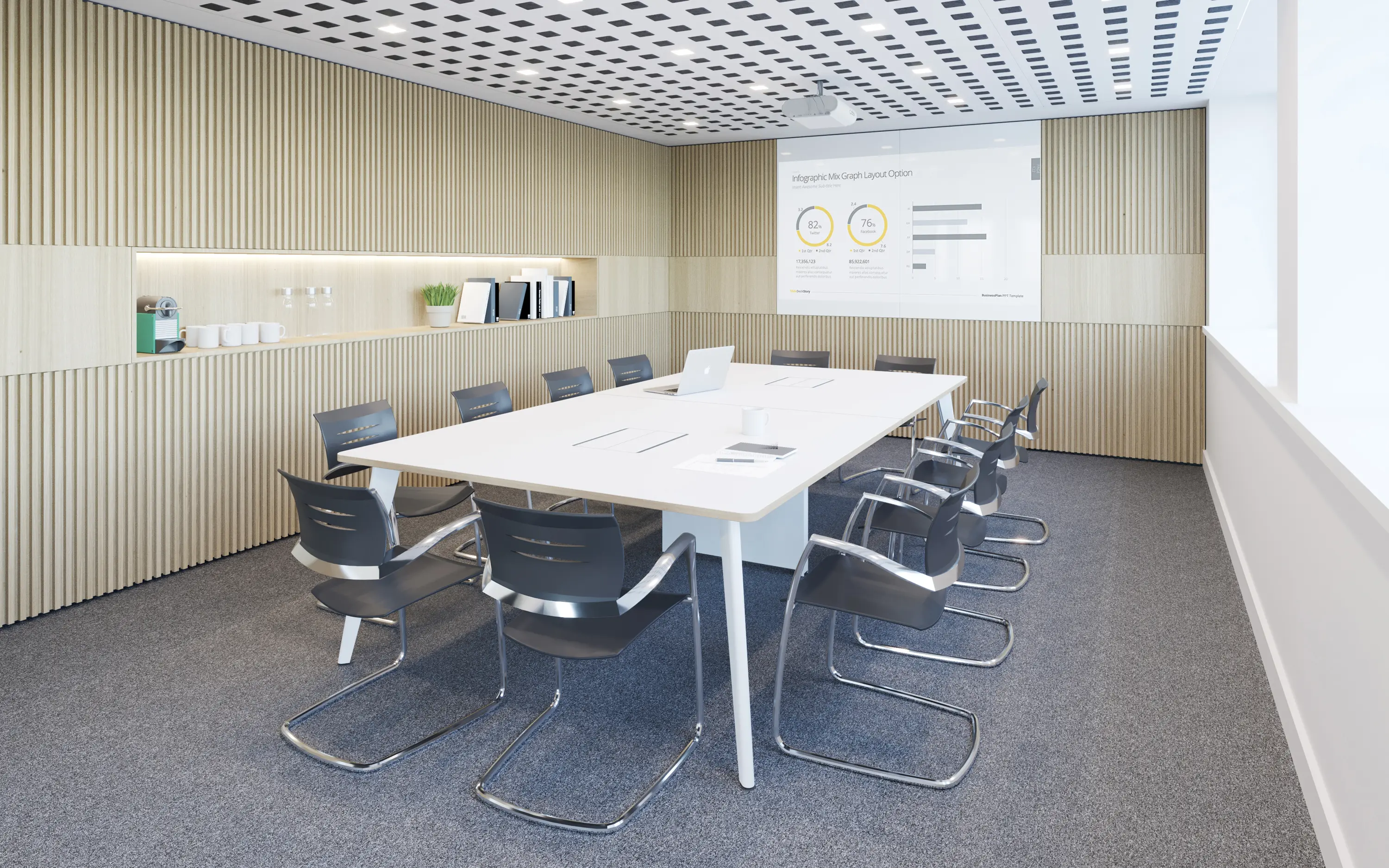 Dynamobel - VIRA, MEETING TABLE