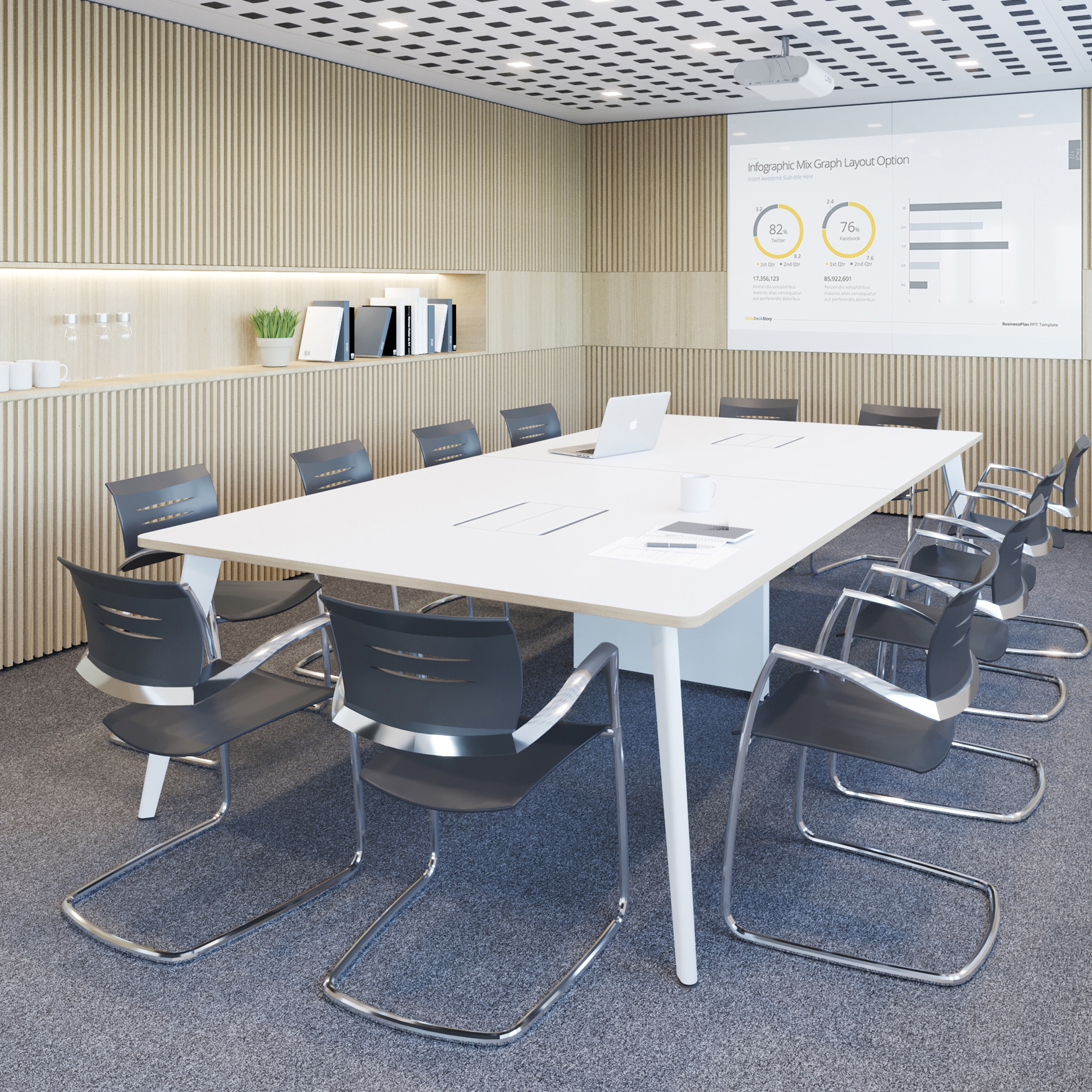 Display product VIRA, MEETING TABLE from manufacturer Dynamobel