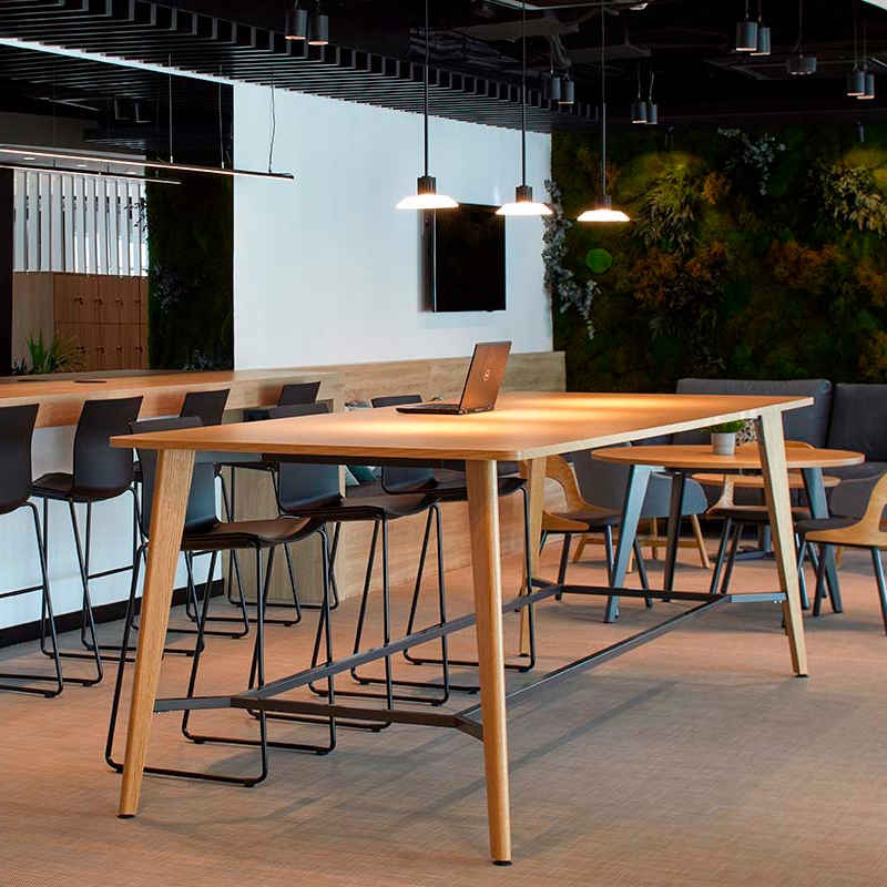 Display product VIRA, HIGHT TABLE WITH FOOTREST from manufacturer Dynamobel