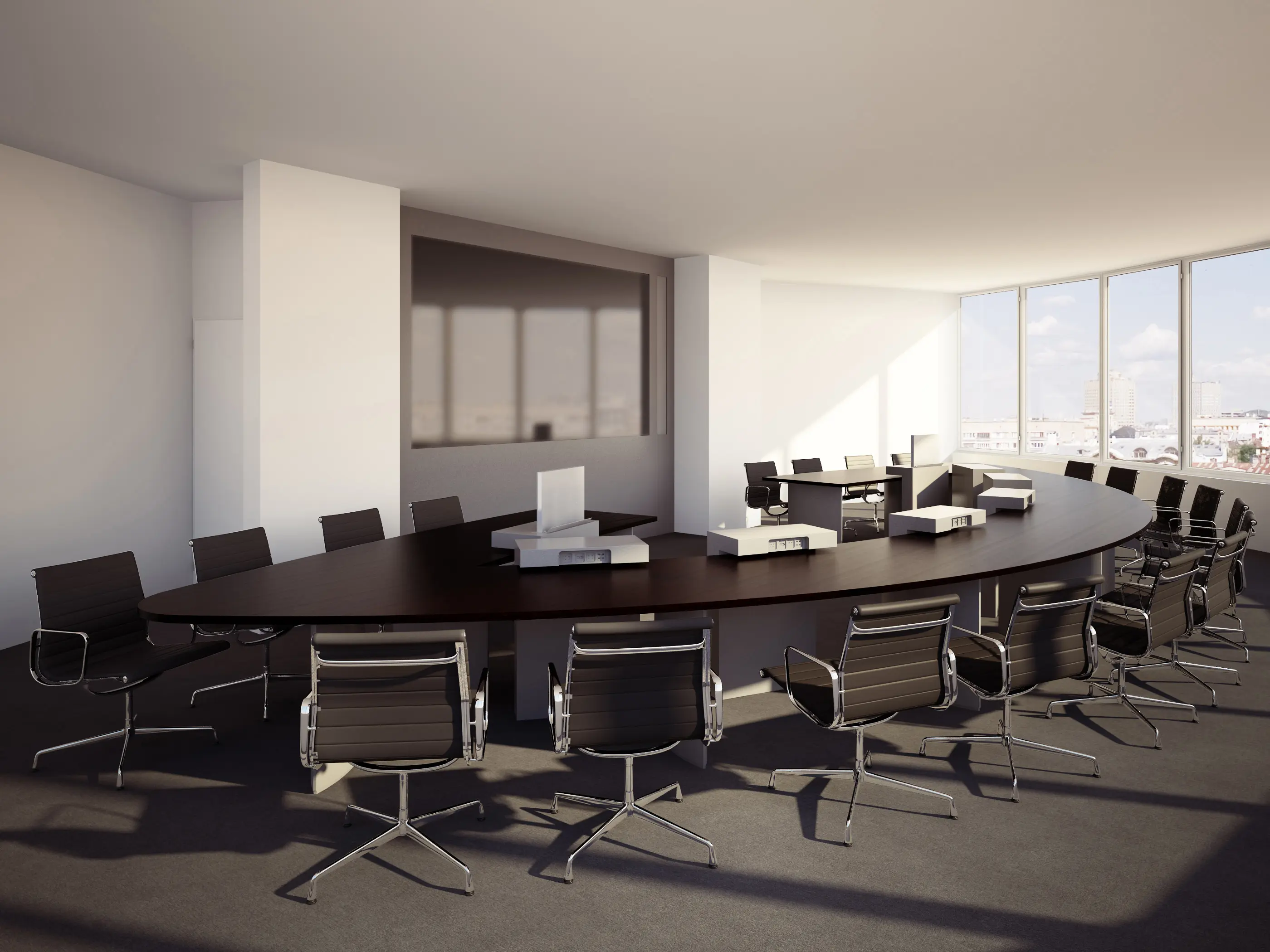 Holzmedia - C5 Flexible conference table system