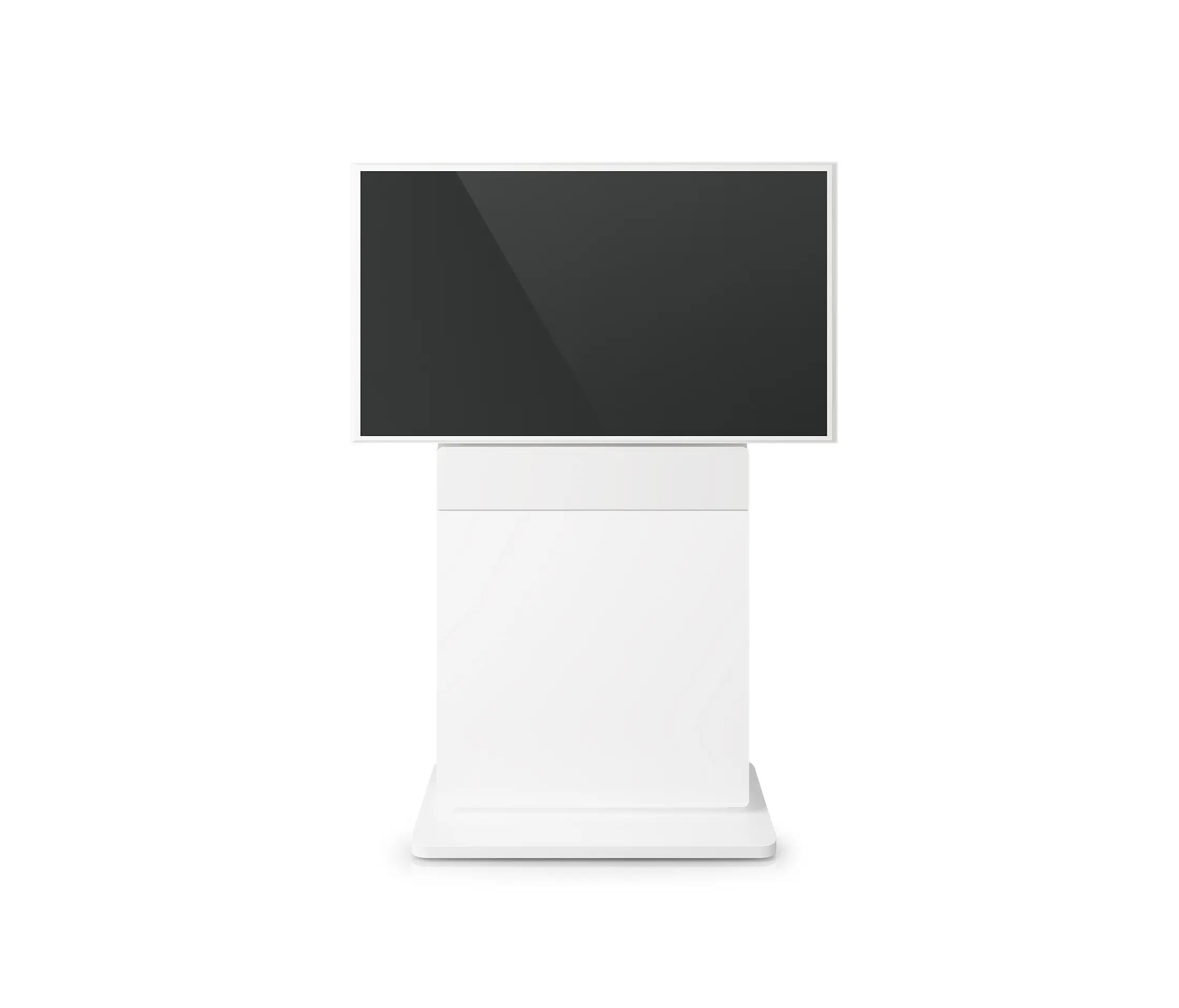 Holzmedia - W8 Media Column mobil version with base plate
