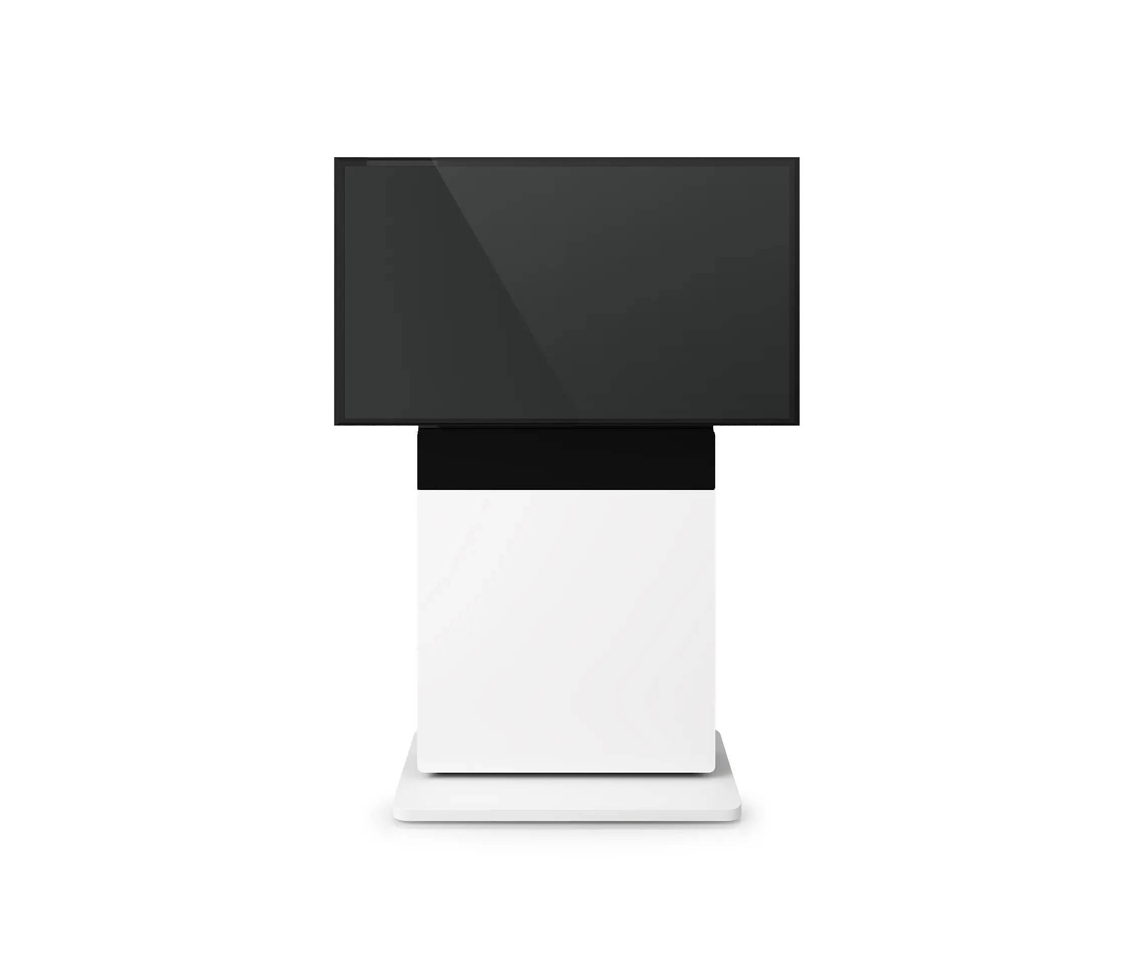 Holzmedia - W8 Media Column mobil version with base plate