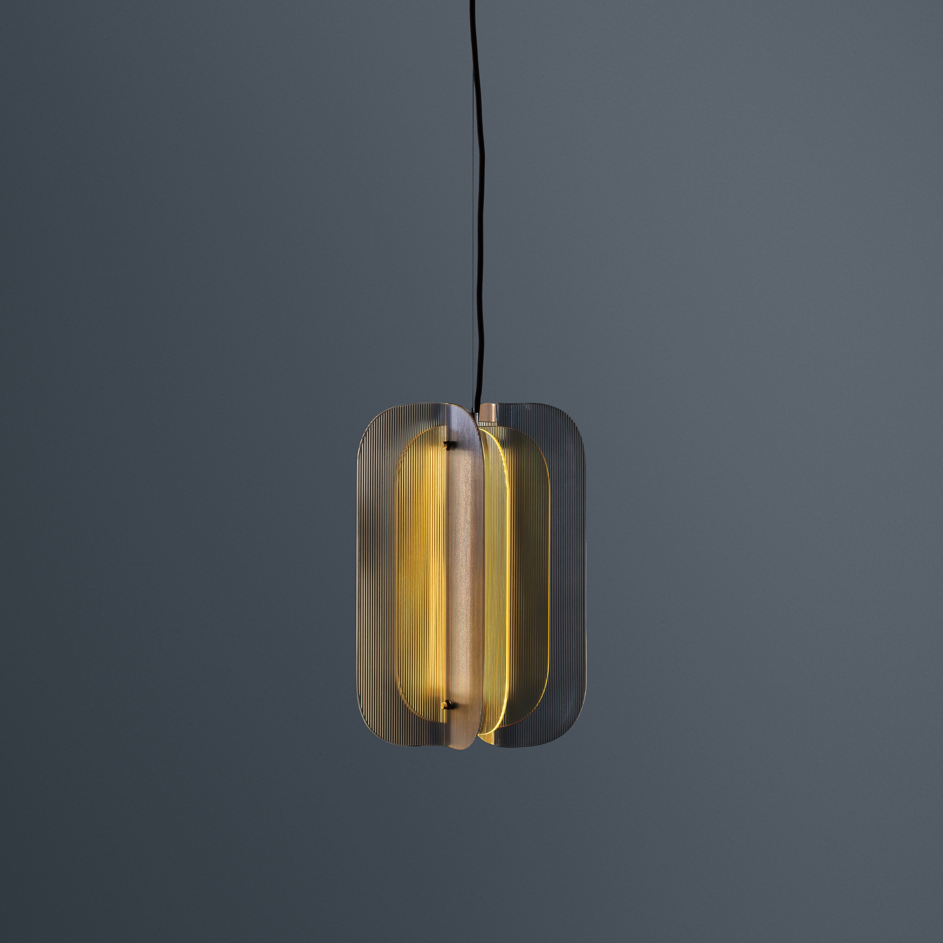 Vertoon produk Fold 1 Grey/Brass van vervaardiger Quasar