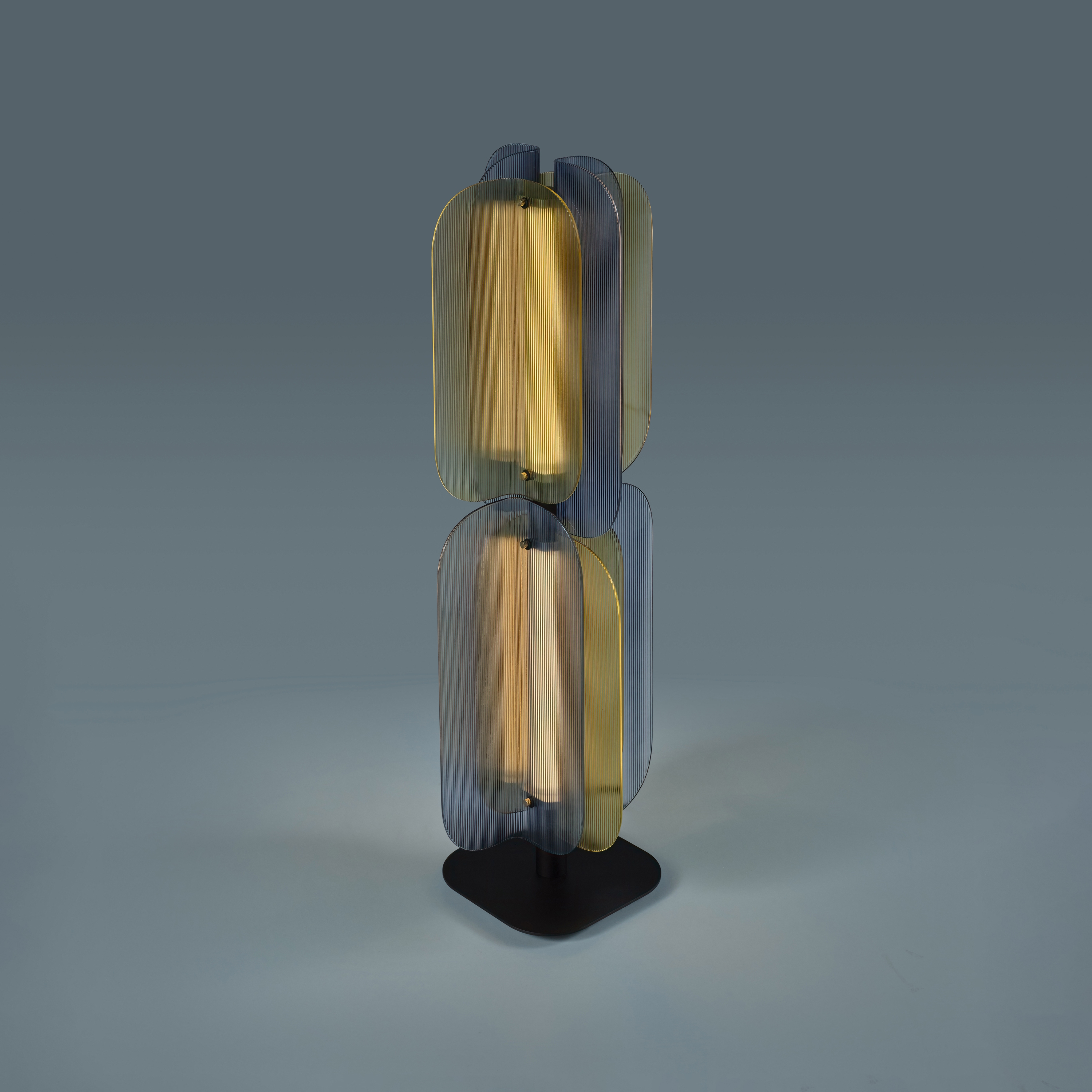 Fold Floor Grey/Brass
