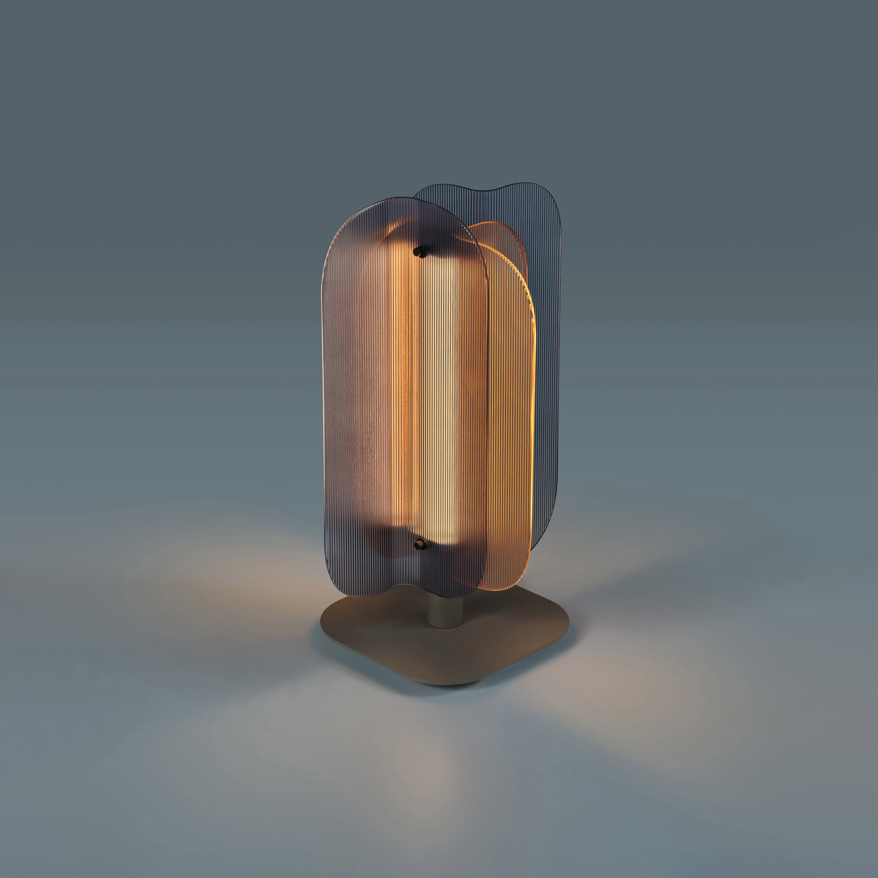 Fold Table Grey/Copper