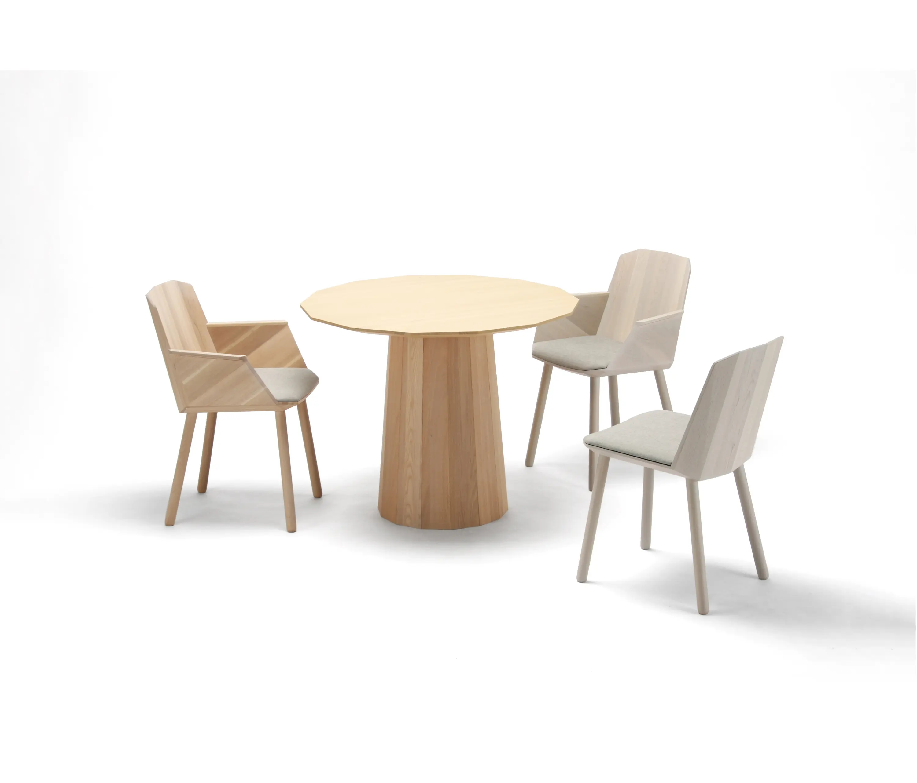 Karimoku New Standard - Colour Wood Dining 95 Plain (Pale Natural)