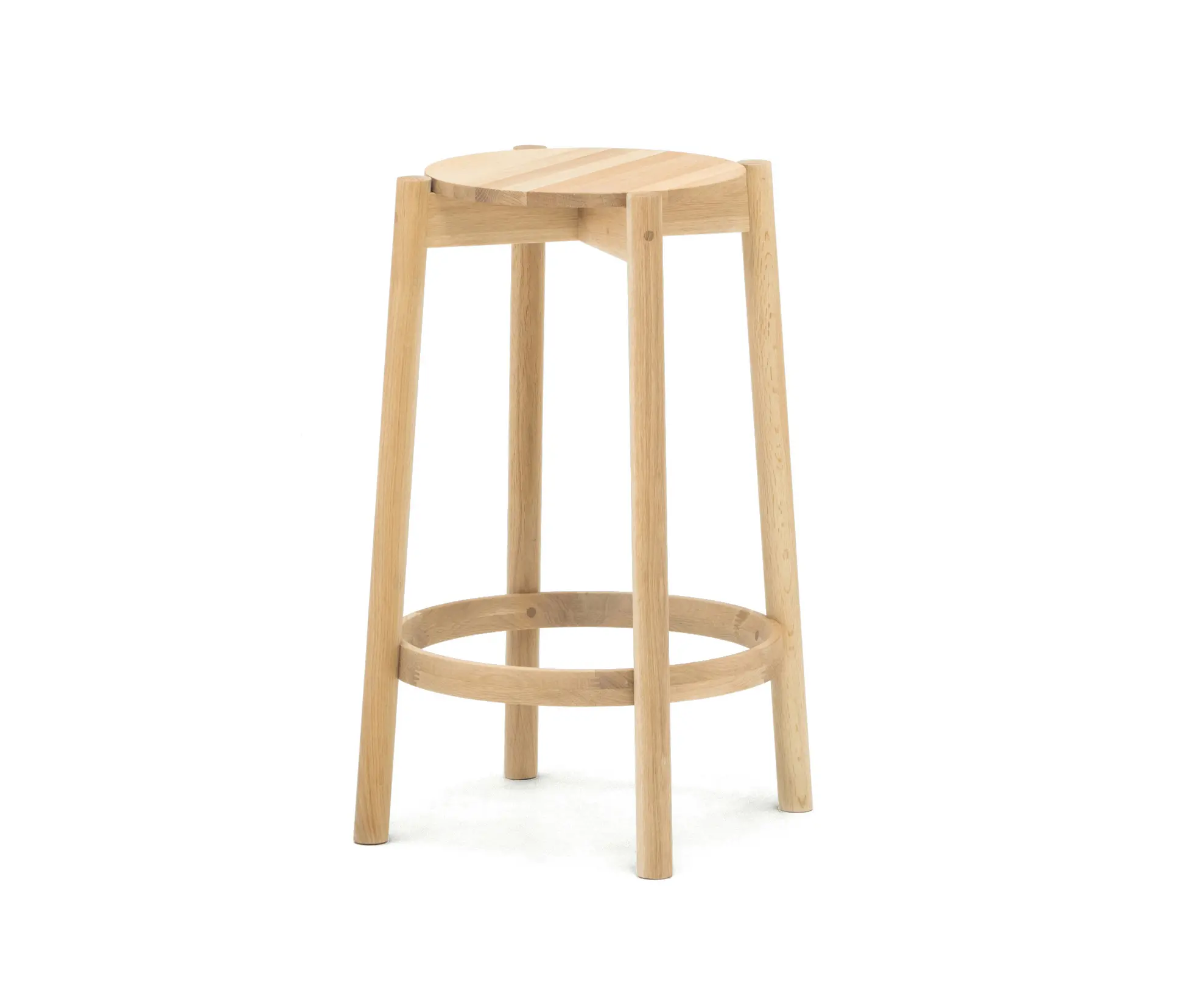 Karimoku New Standard - Castor Barstool Low